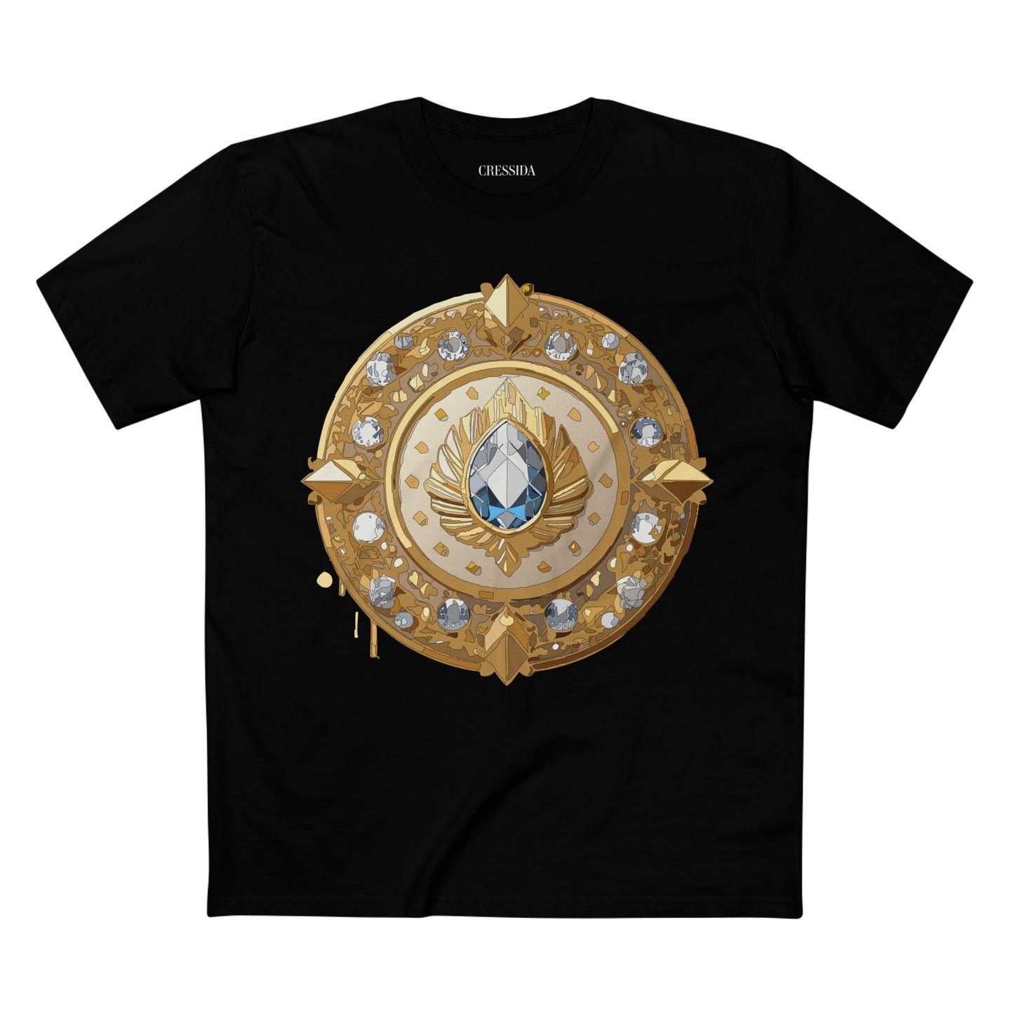 Medallion Shirt, Shirt with Medallion, Tee Shirt with Medal