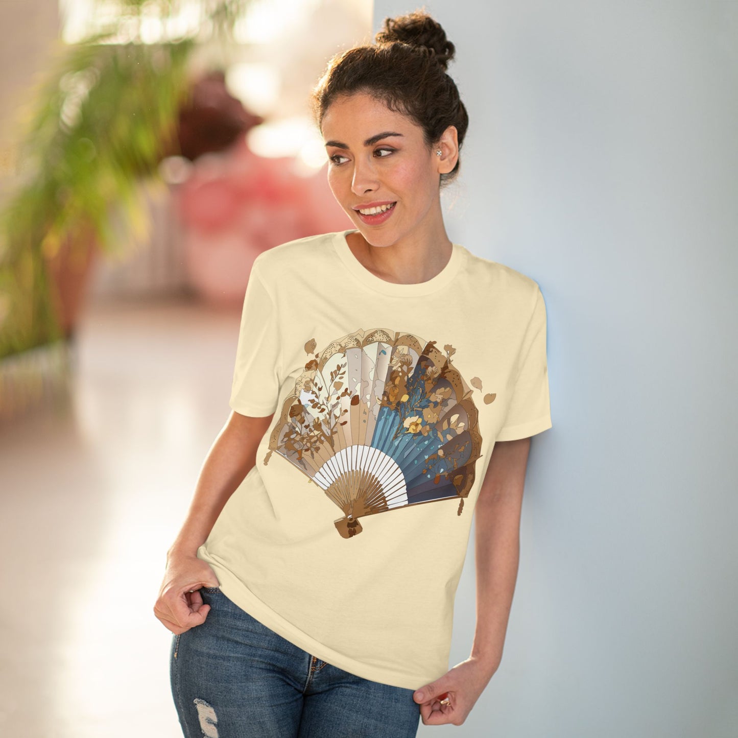 Organic T-shirt with Fan