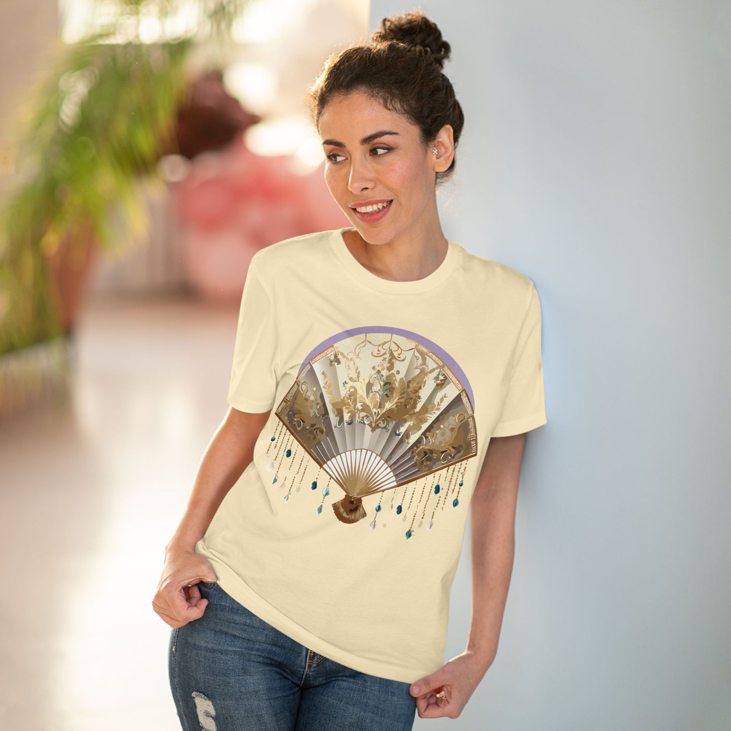 Organic T-shirt with Fan