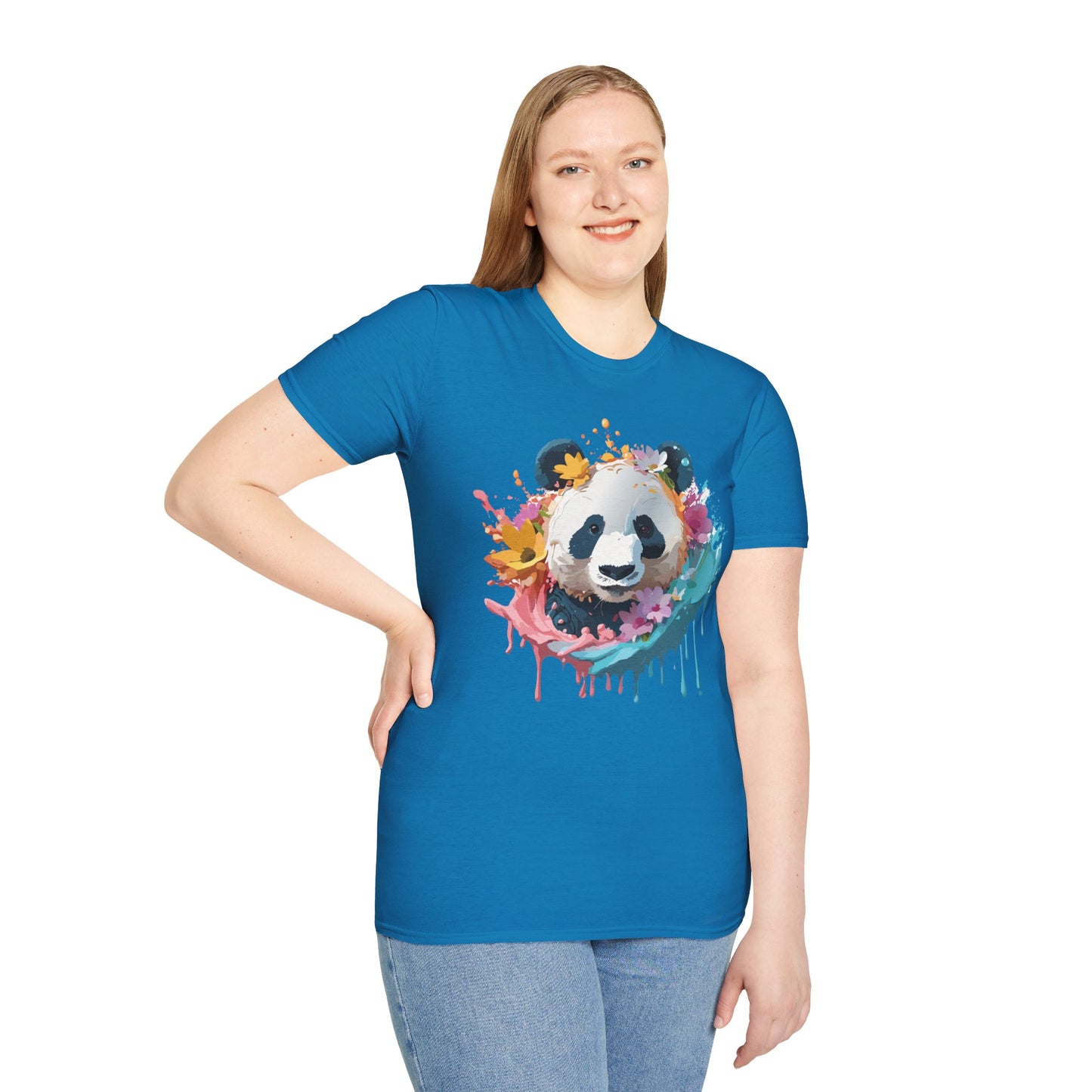 Panda Shirt, T Shirt with Panda, Animal Shirt, Tee Shirt with Animals