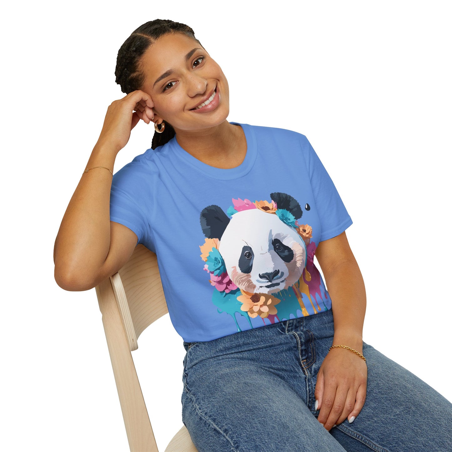 Panda Shirt, T Shirt with Panda, Animal Shirt, Tee Shirt with Animals