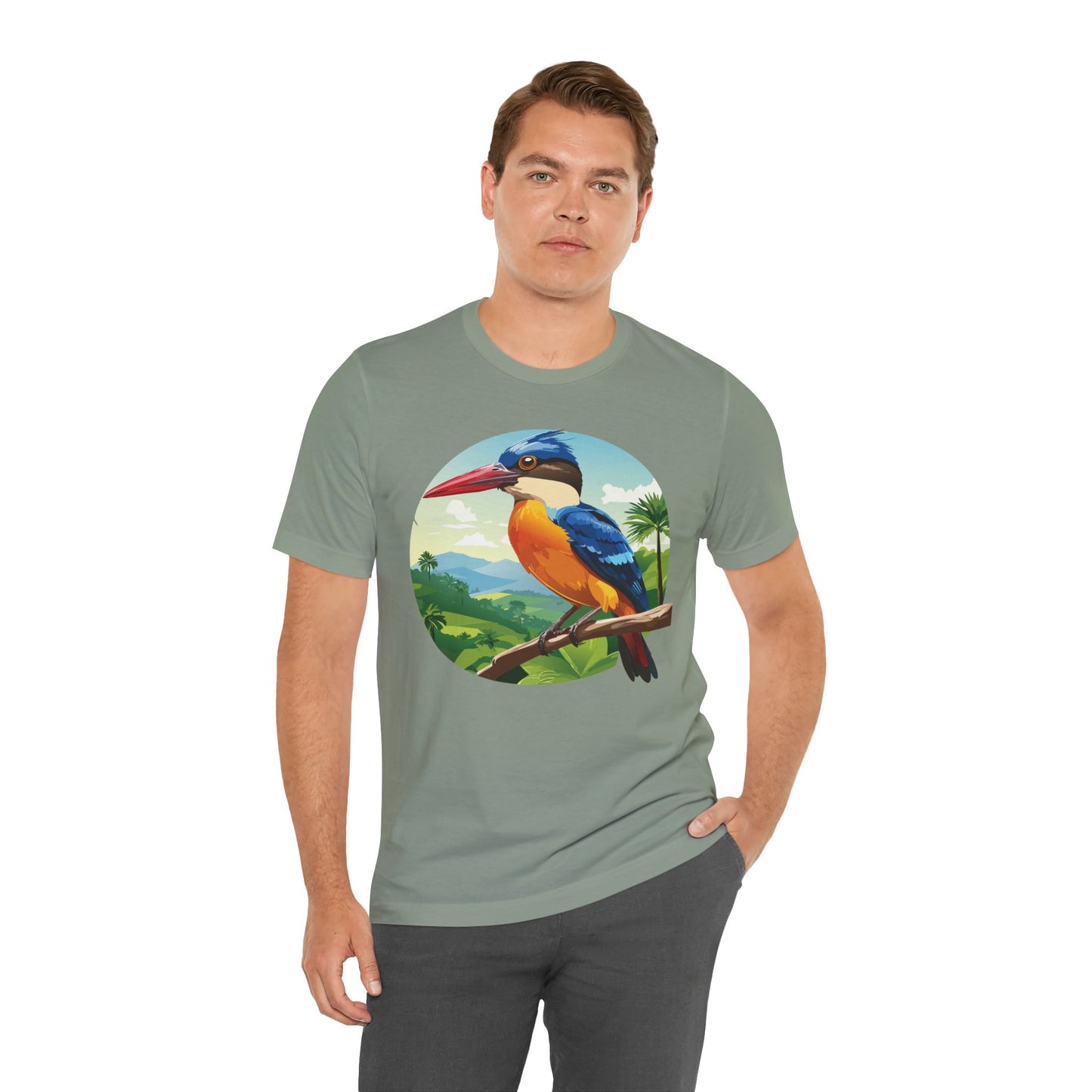 Unisex Animal Shirt, Tee Shirt with Animals, Art Design Tee Shirt, Wild Animals Shirt