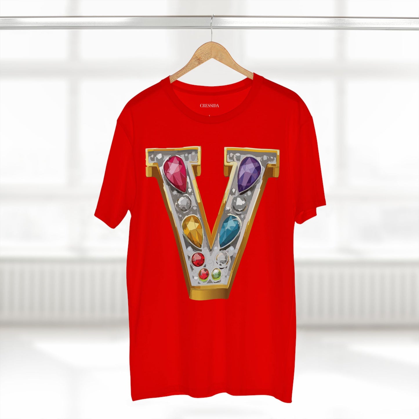 Letter Shirt, Shirt with Letters, Tee Shirt with Gold Letters