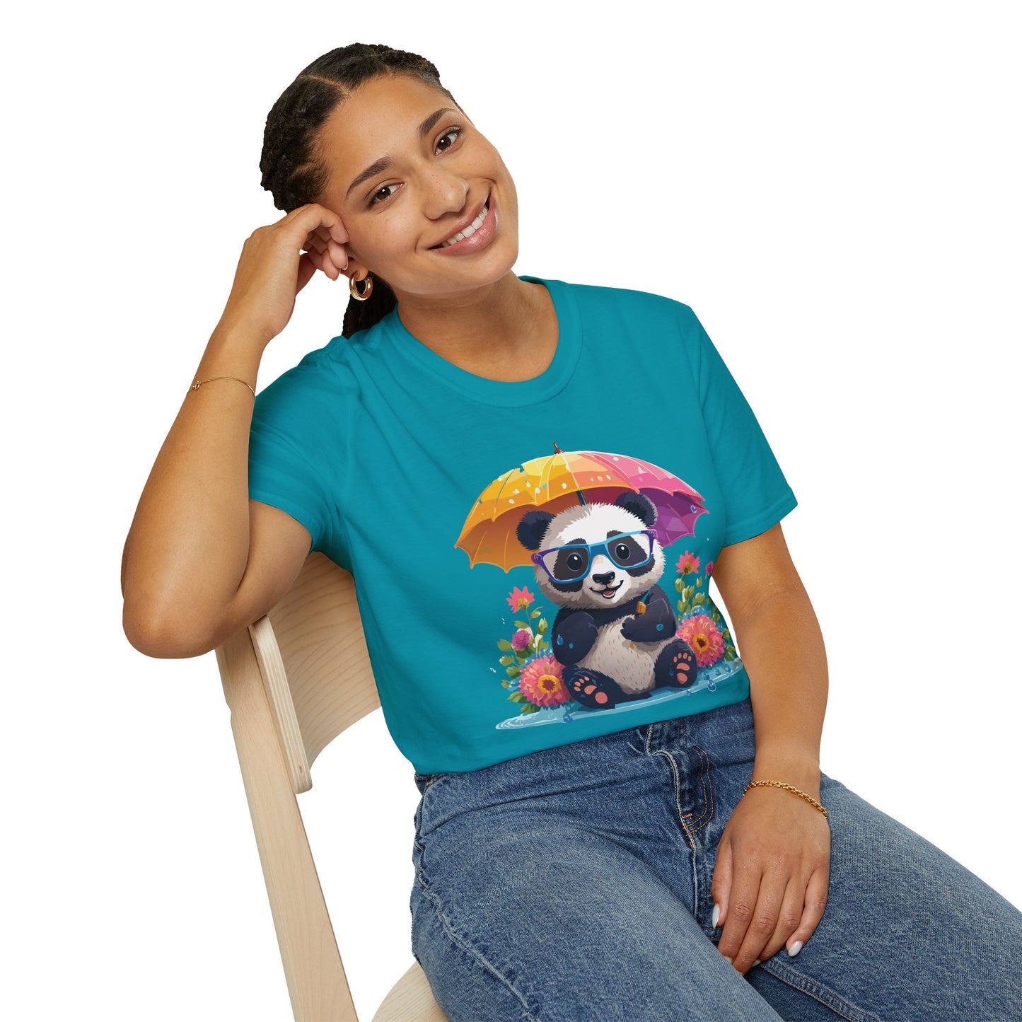 Panda Shirt, T Shirt with Panda, Animal Shirt, Tee Shirt with Animals