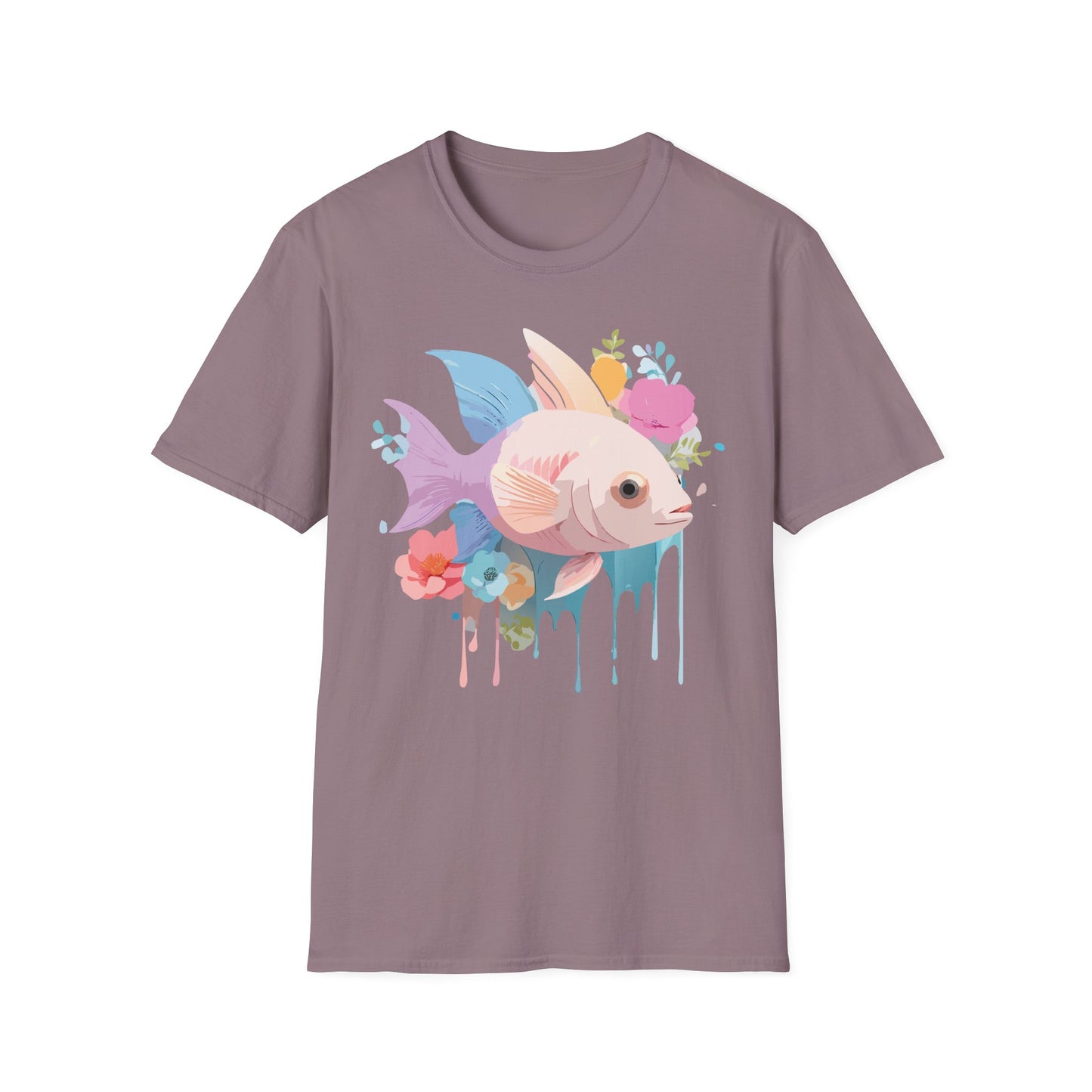 Fish Art Design Shirt, T Shirt with Fish, Graphic Shirt, Tee Shirt with Graphic Design, Shirt with Fish Graphic Art