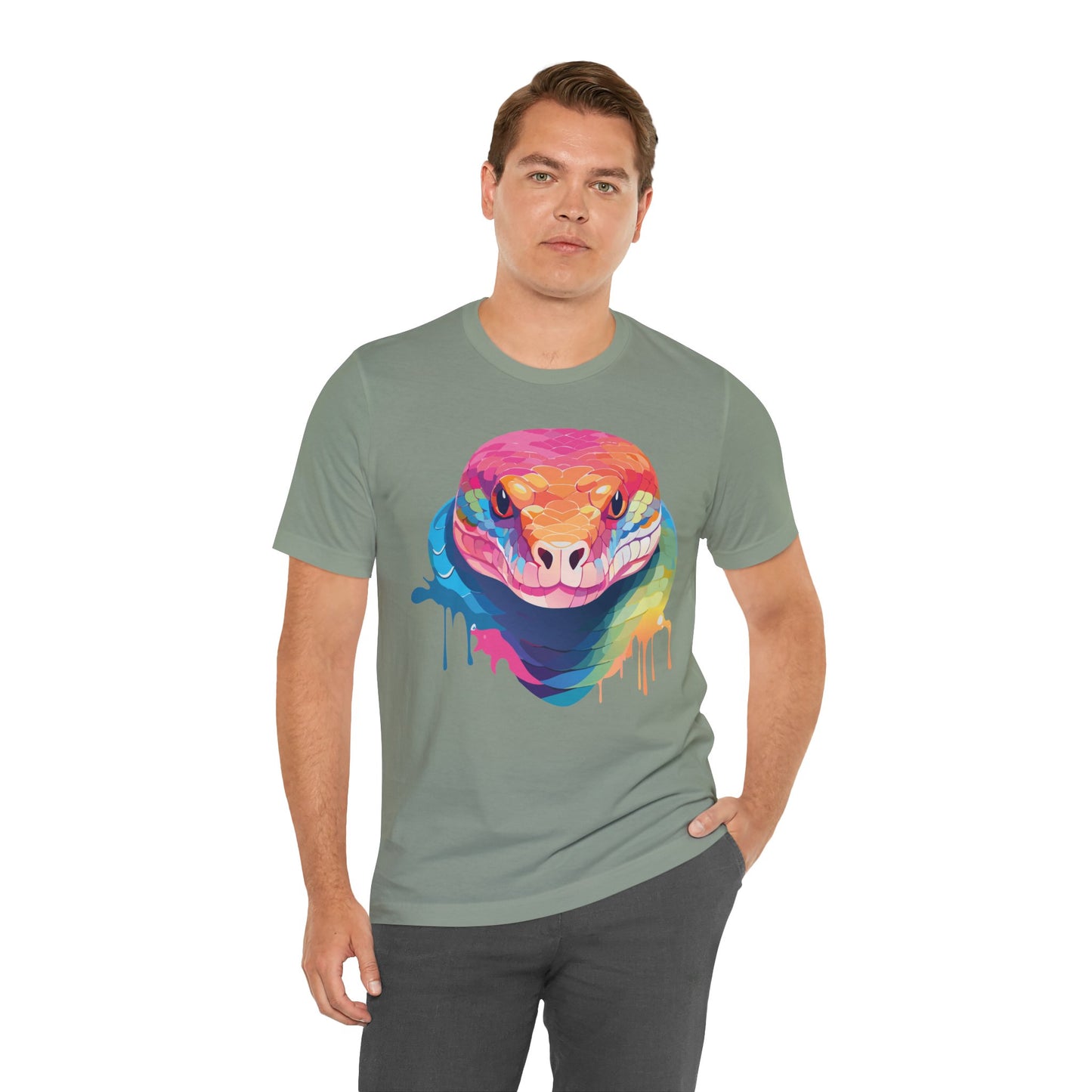 Unisex Animal Shirt, Tee Shirt with Animals, Art Design Tee Shirt, Wild Animals Shirt