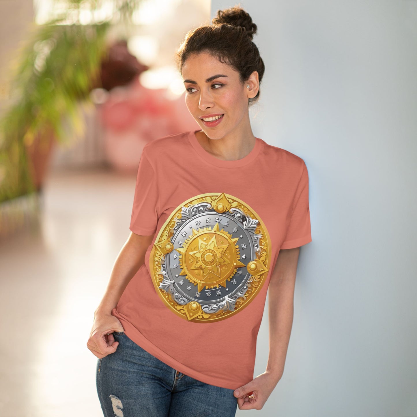 Organic T-shirt with Coin