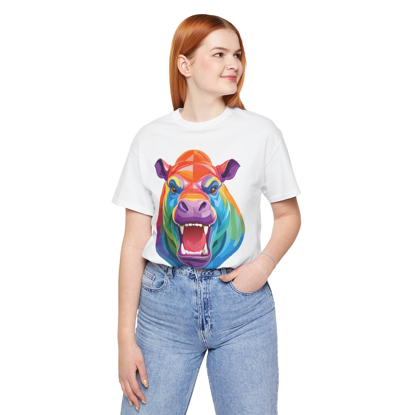 Unisex Animal Shirt, Tee Shirt with Animals, Art Design Tee Shirt, Wild Animals Shirt