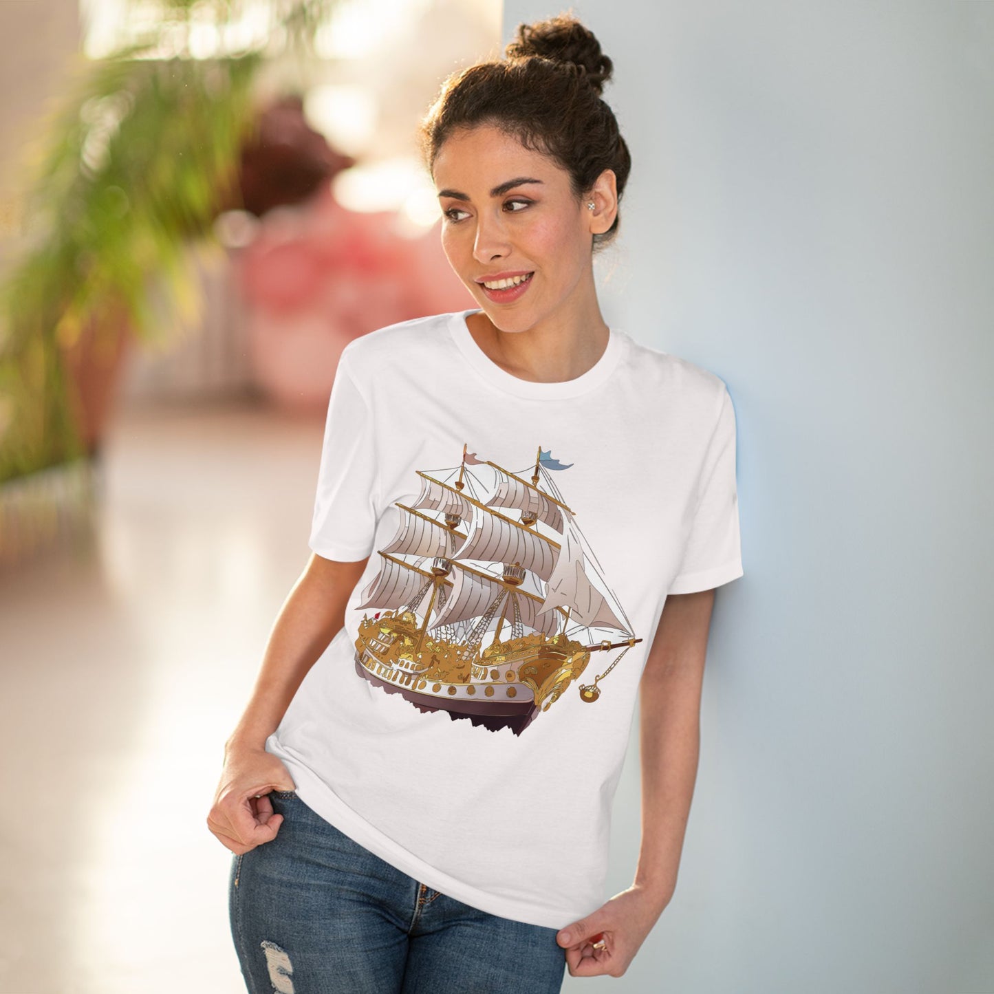 Organic T-shirt with Ship