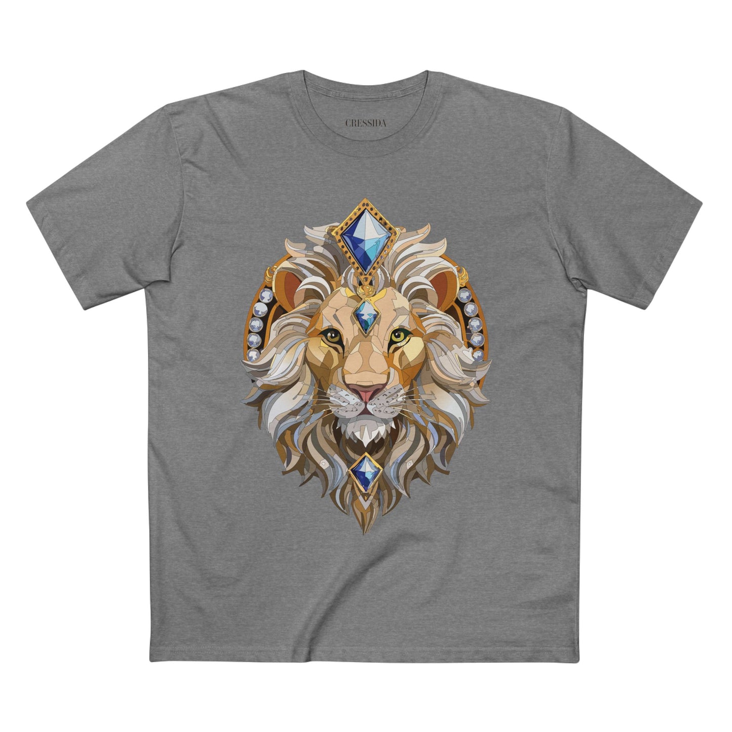 Unisex Animal Medallion Graphic Tee 100 Percent Cotton Premium Shirt