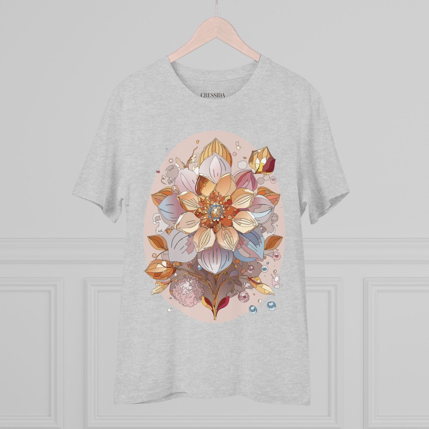 Organic T-shirt with Flower