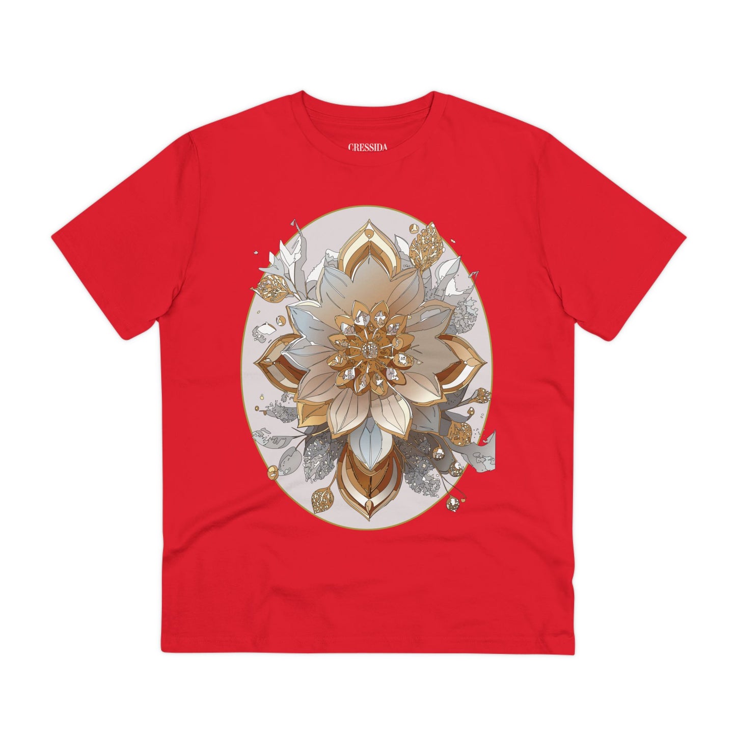 Organic T-shirt with Flower