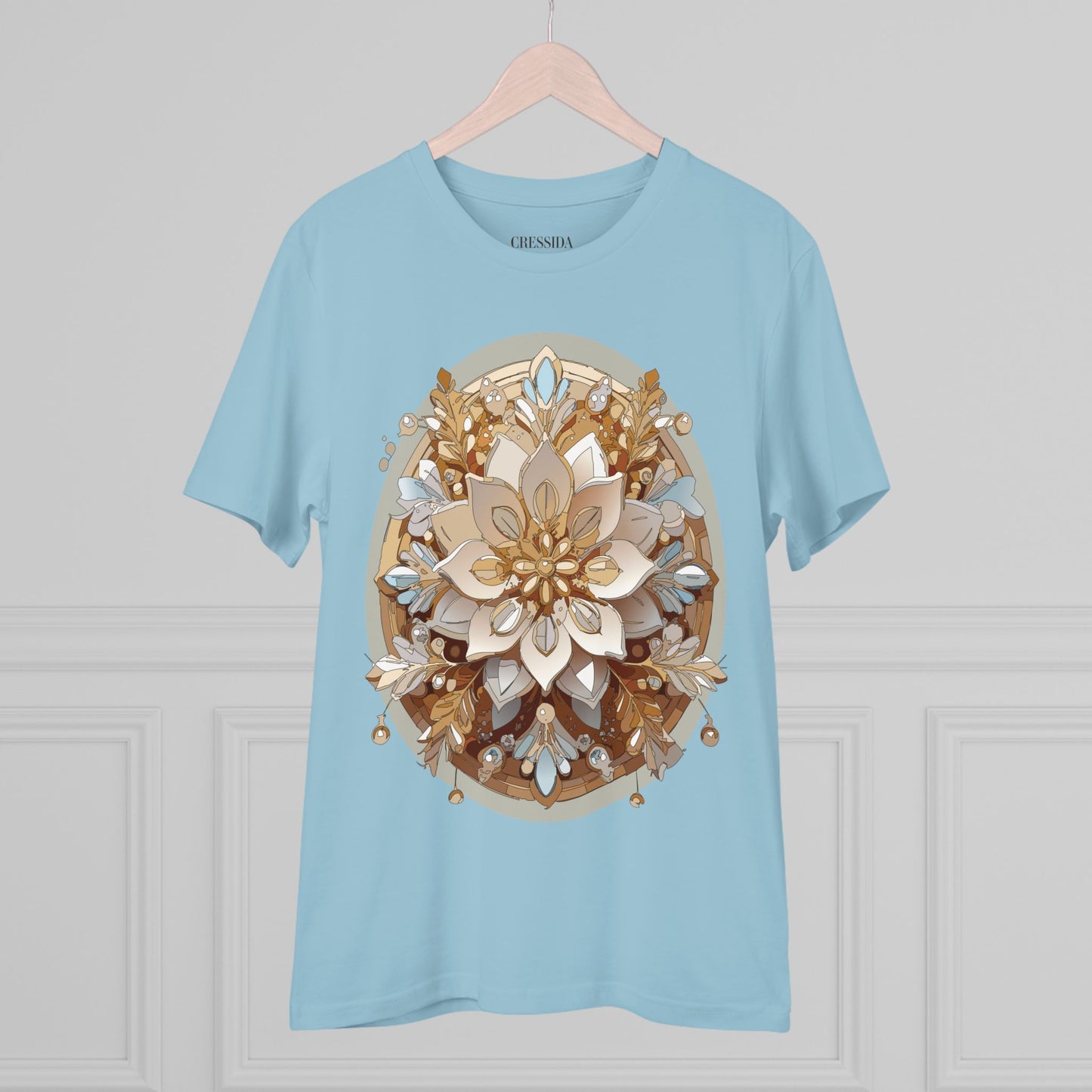 Organic T-shirt with Flower