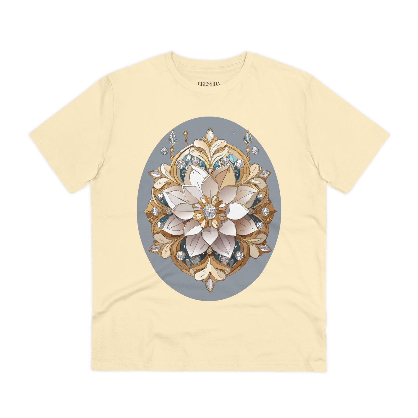 Organic T-shirt with Flower