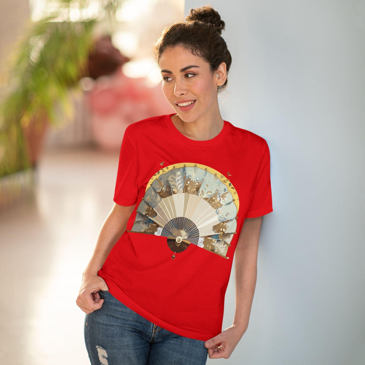 Organic T-shirt with Fan