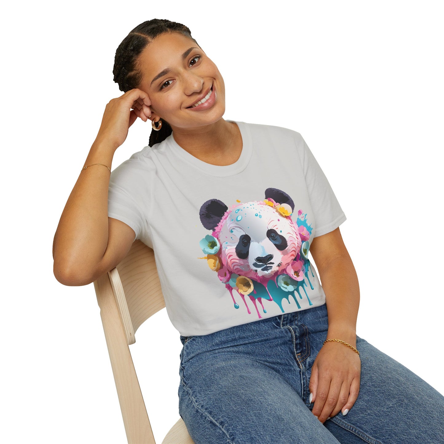 Panda Shirt, T Shirt with Panda, Animal Shirt, Tee Shirt with Animals