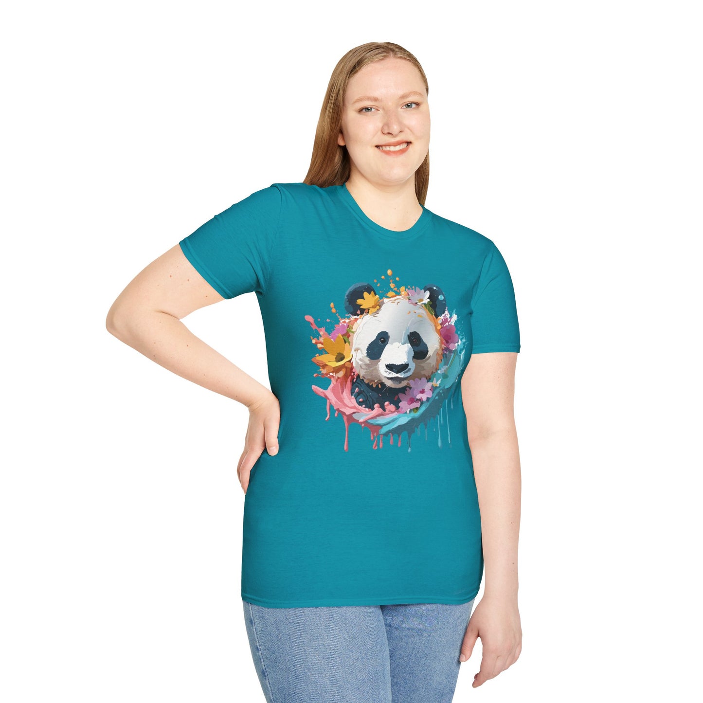 Panda Shirt, T Shirt with Panda, Animal Shirt, Tee Shirt with Animals