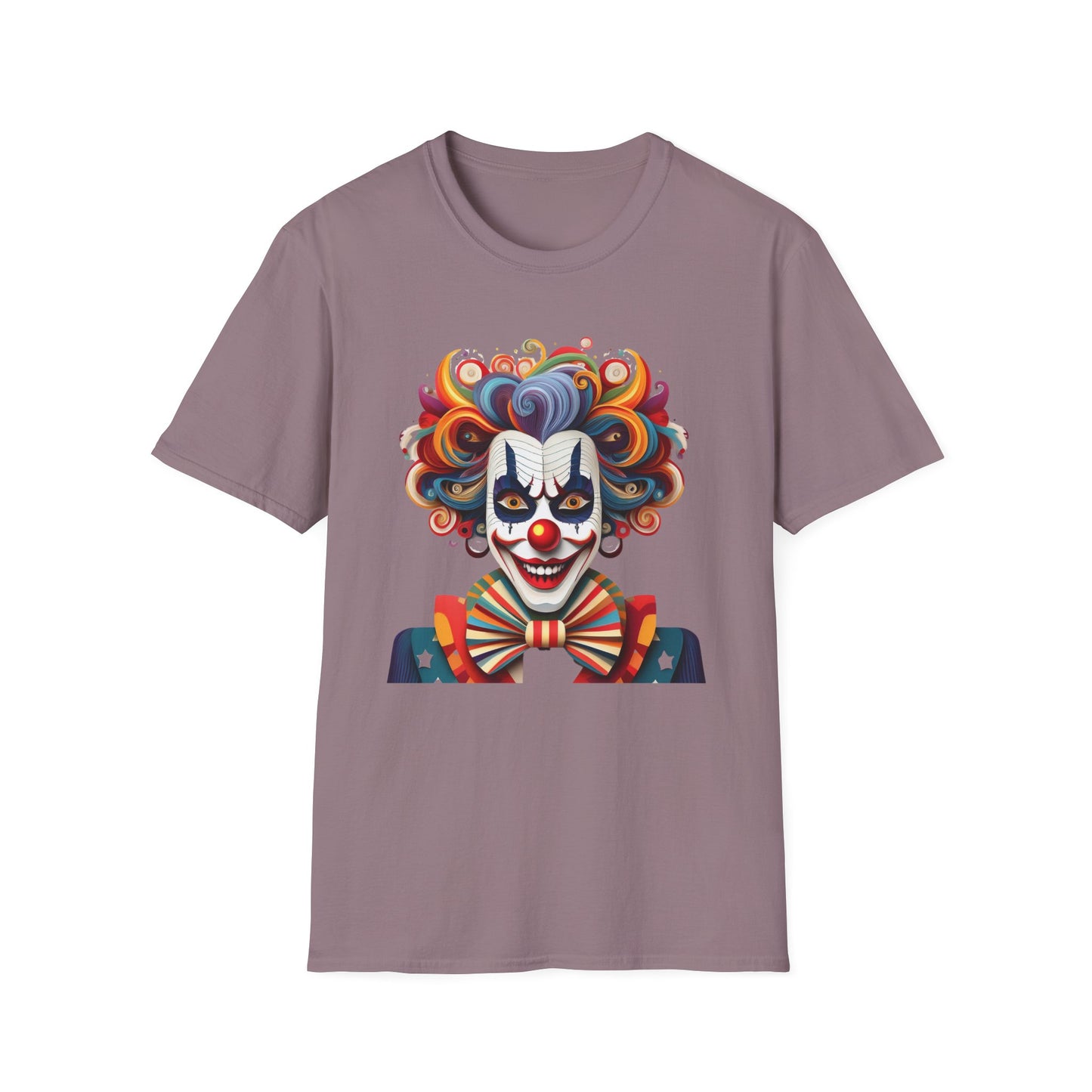 Clown Shirt, T Shirt with Clown, Funny Man Shirt, Tee Shirt with Funny Man, Circus Shirt, Shirt with Circus, Scary Man Shirt, Shirt with Scary Man