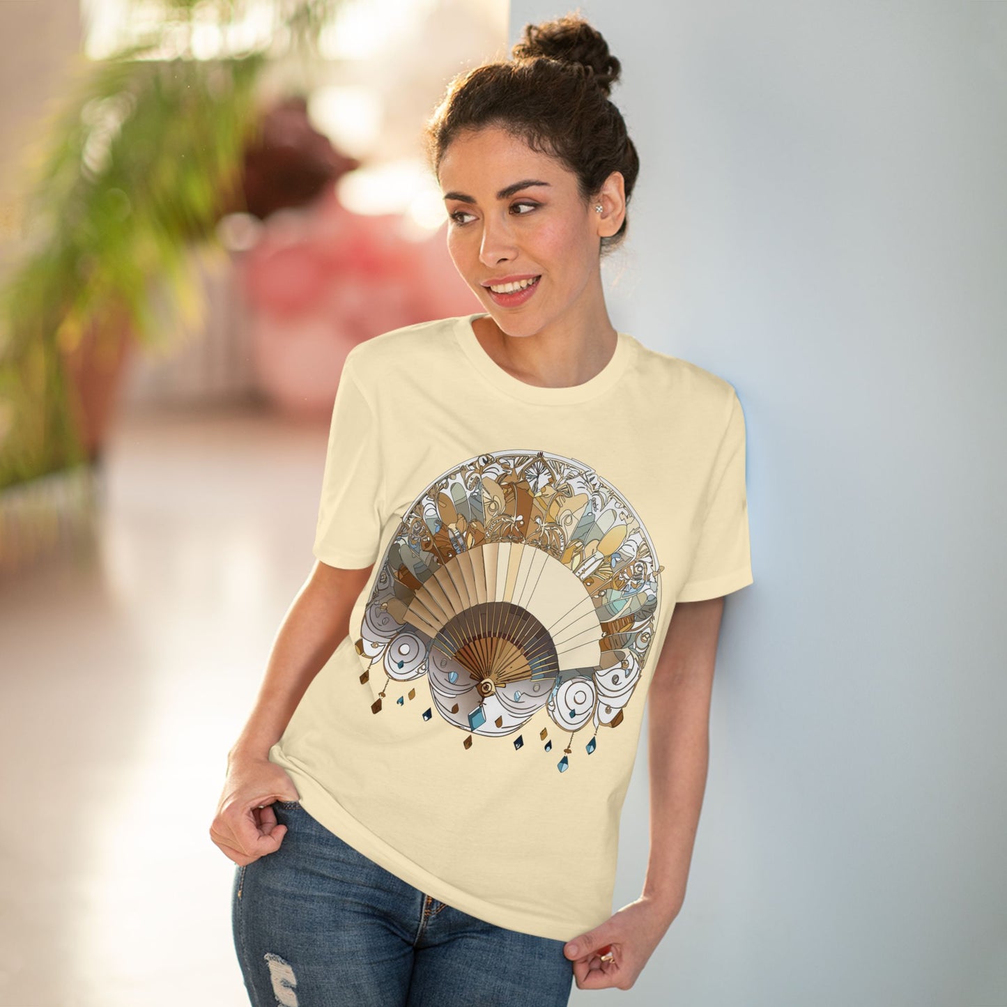 Organic T-shirt with Fan