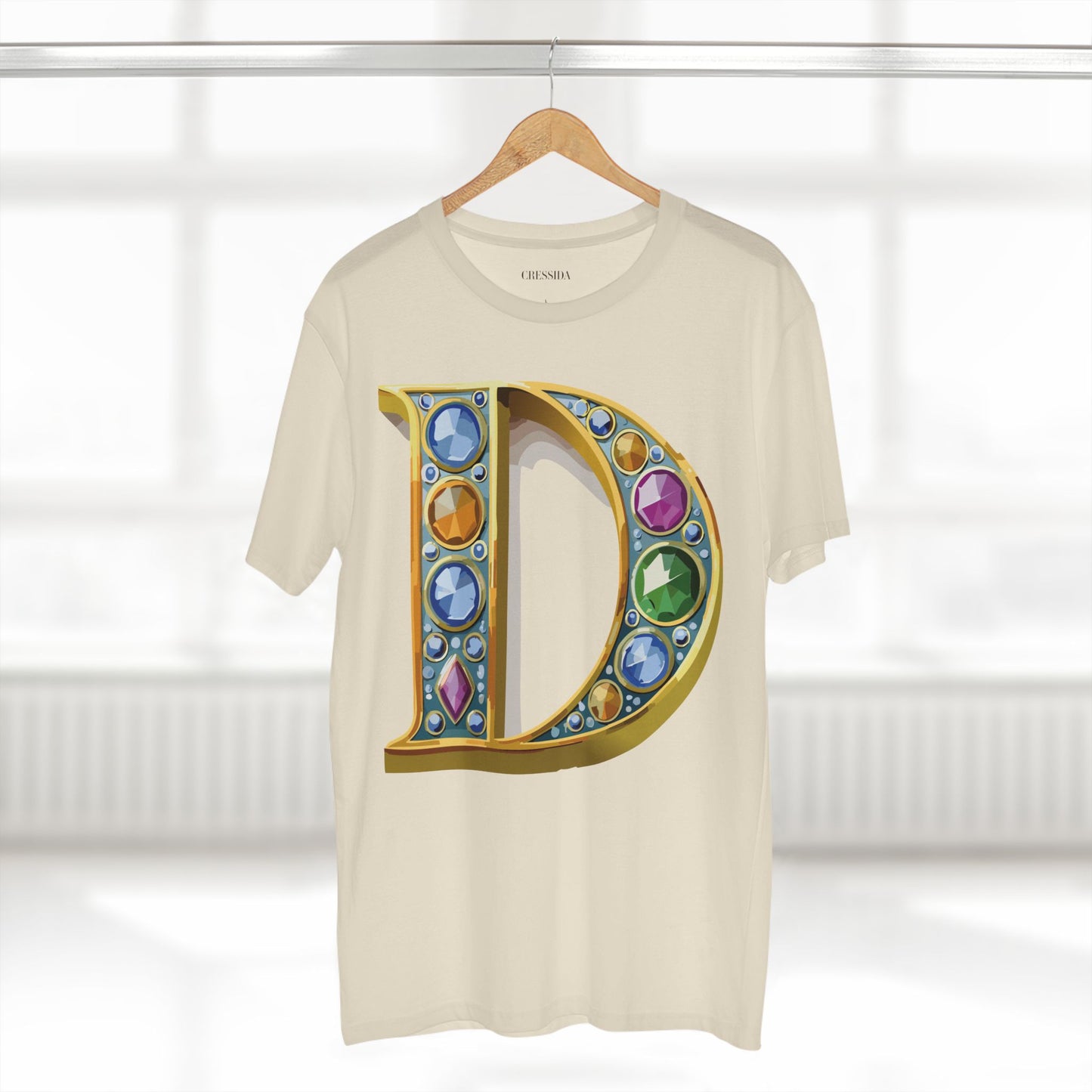 Letter Shirt, Shirt with Letters, Tee Shirt with Gold Letters