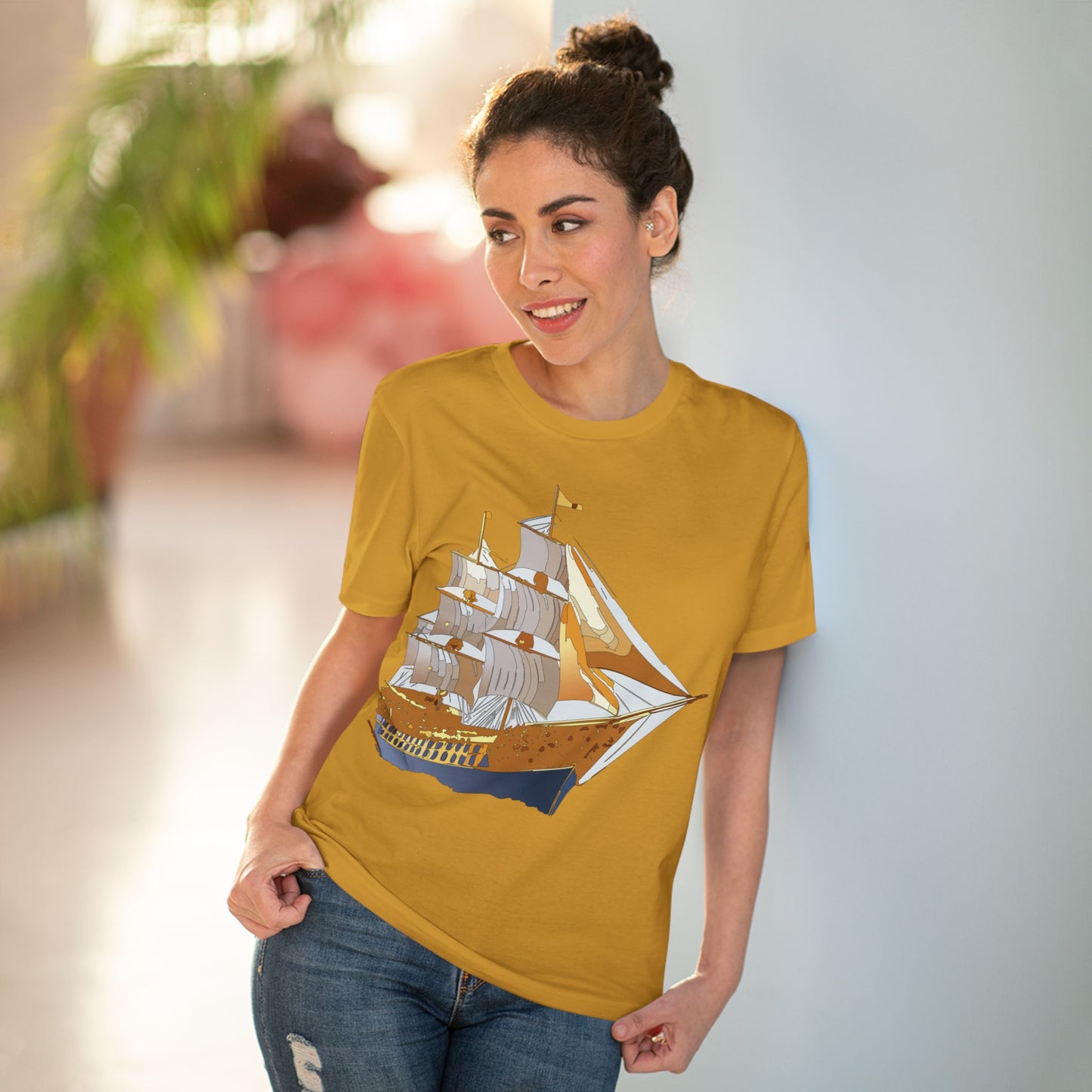 Organic T-shirt with Ship