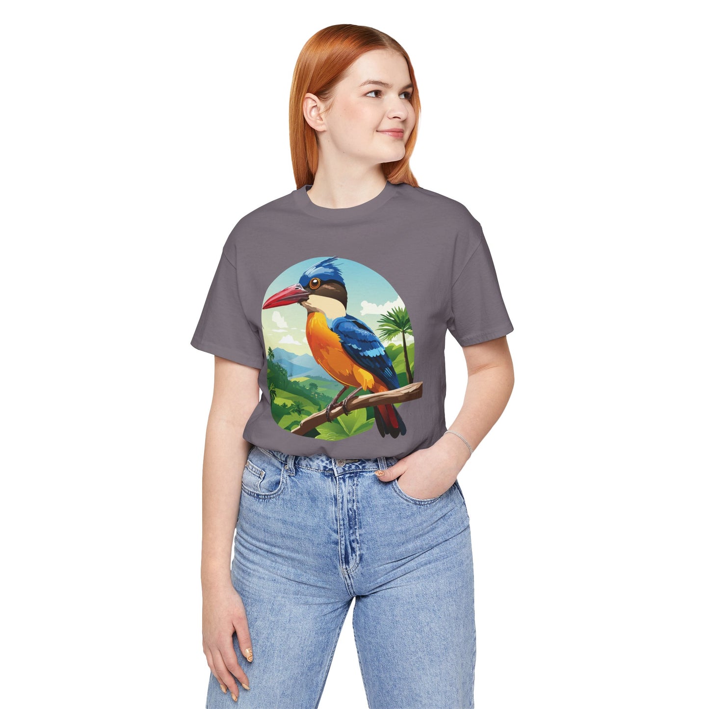 Unisex Animal Shirt, Tee Shirt with Animals, Art Design Tee Shirt, Wild Animals Shirt