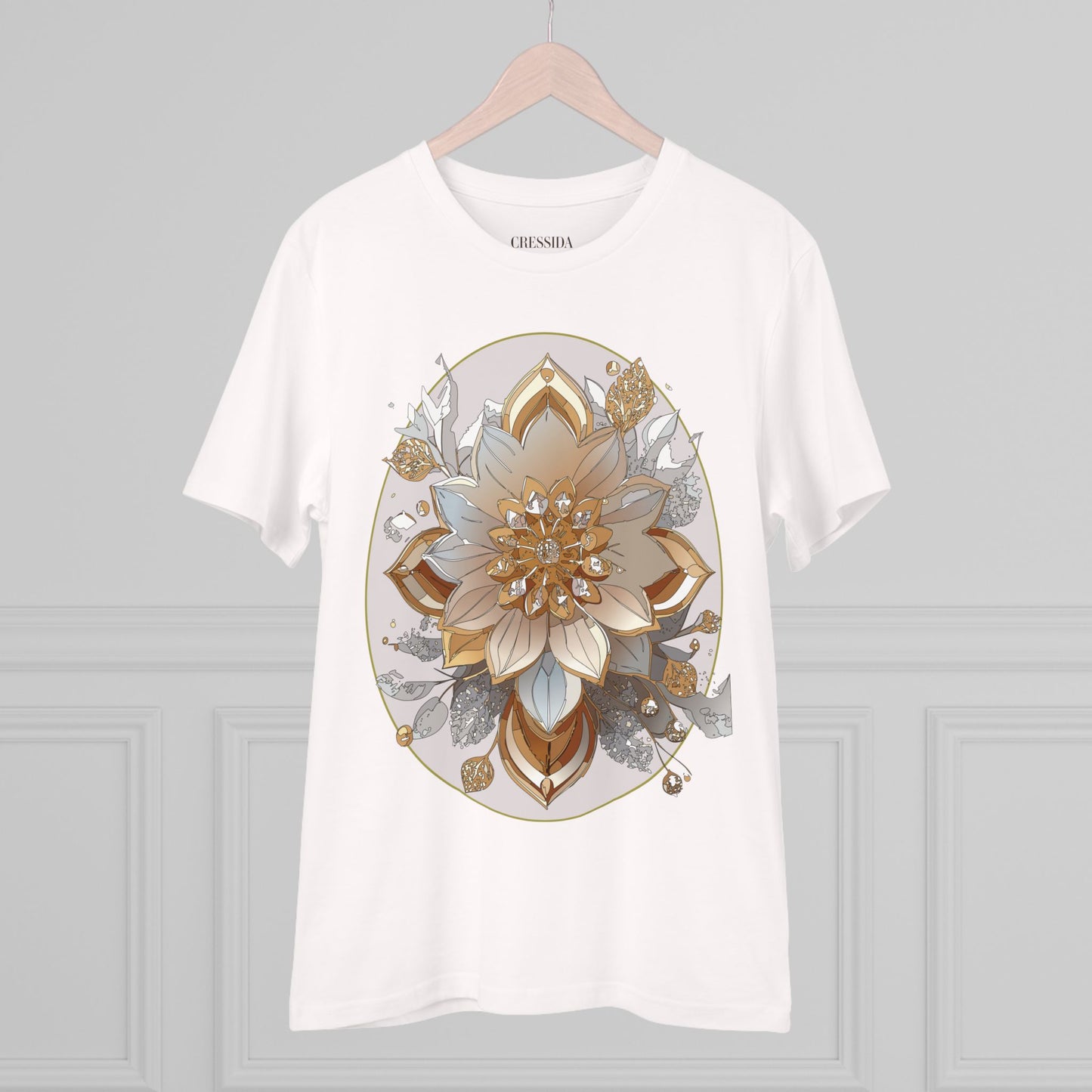 Organic T-shirt with Flower