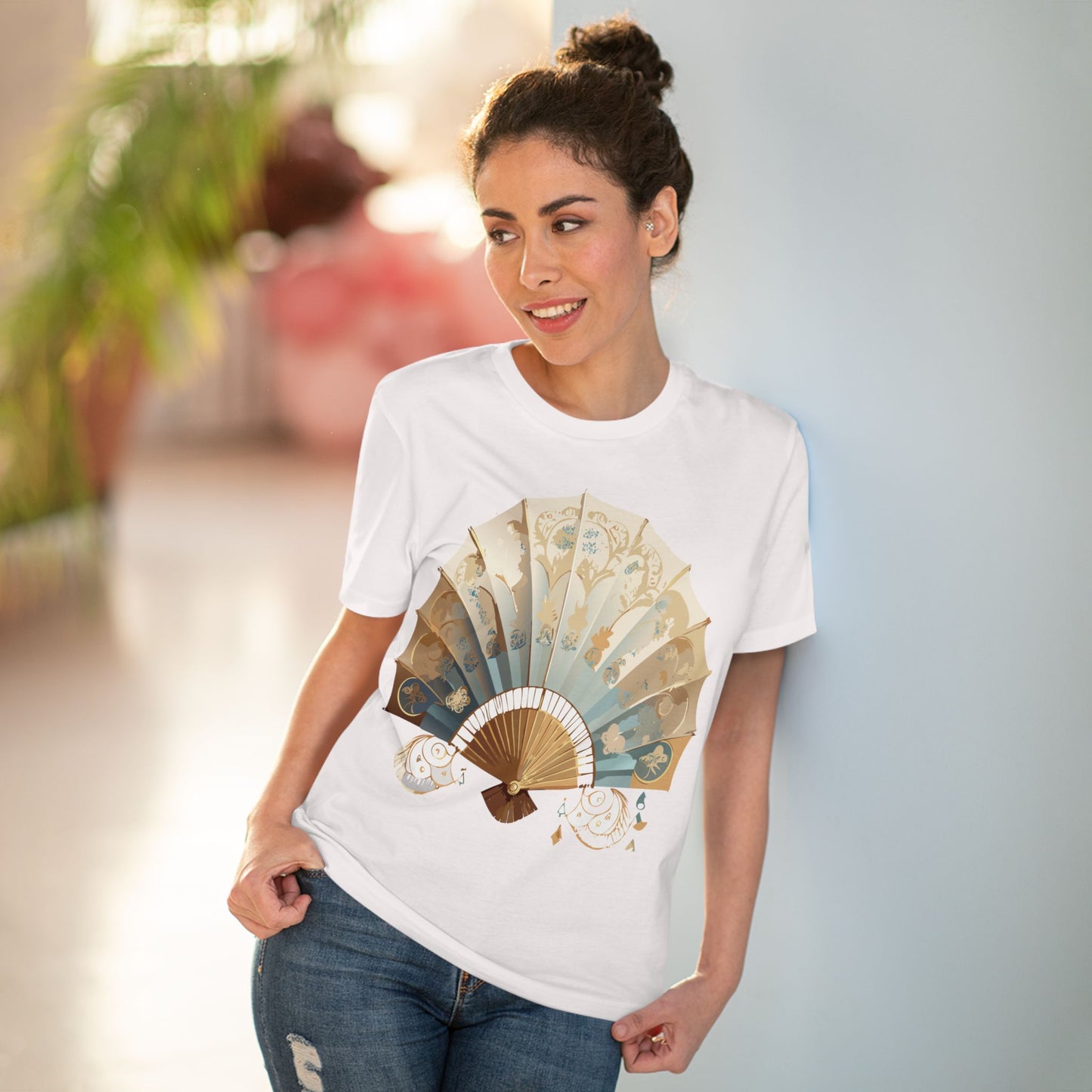 Organic T-shirt with Fan