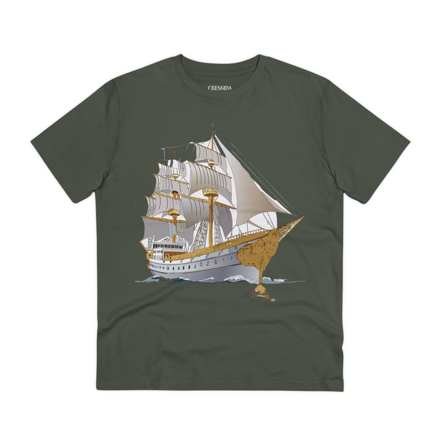 Organic T-shirt with Ship