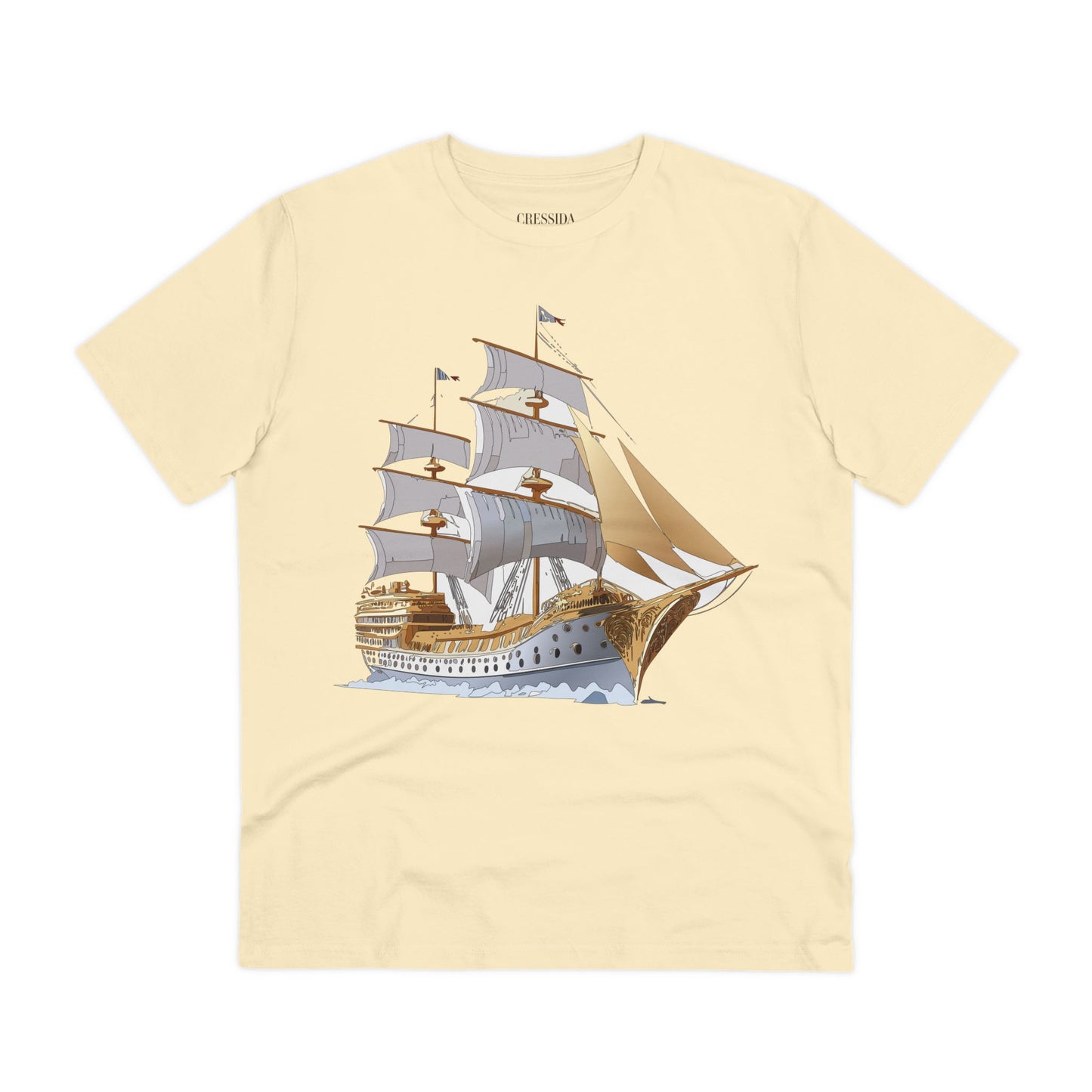 Organic T-shirt with Ship