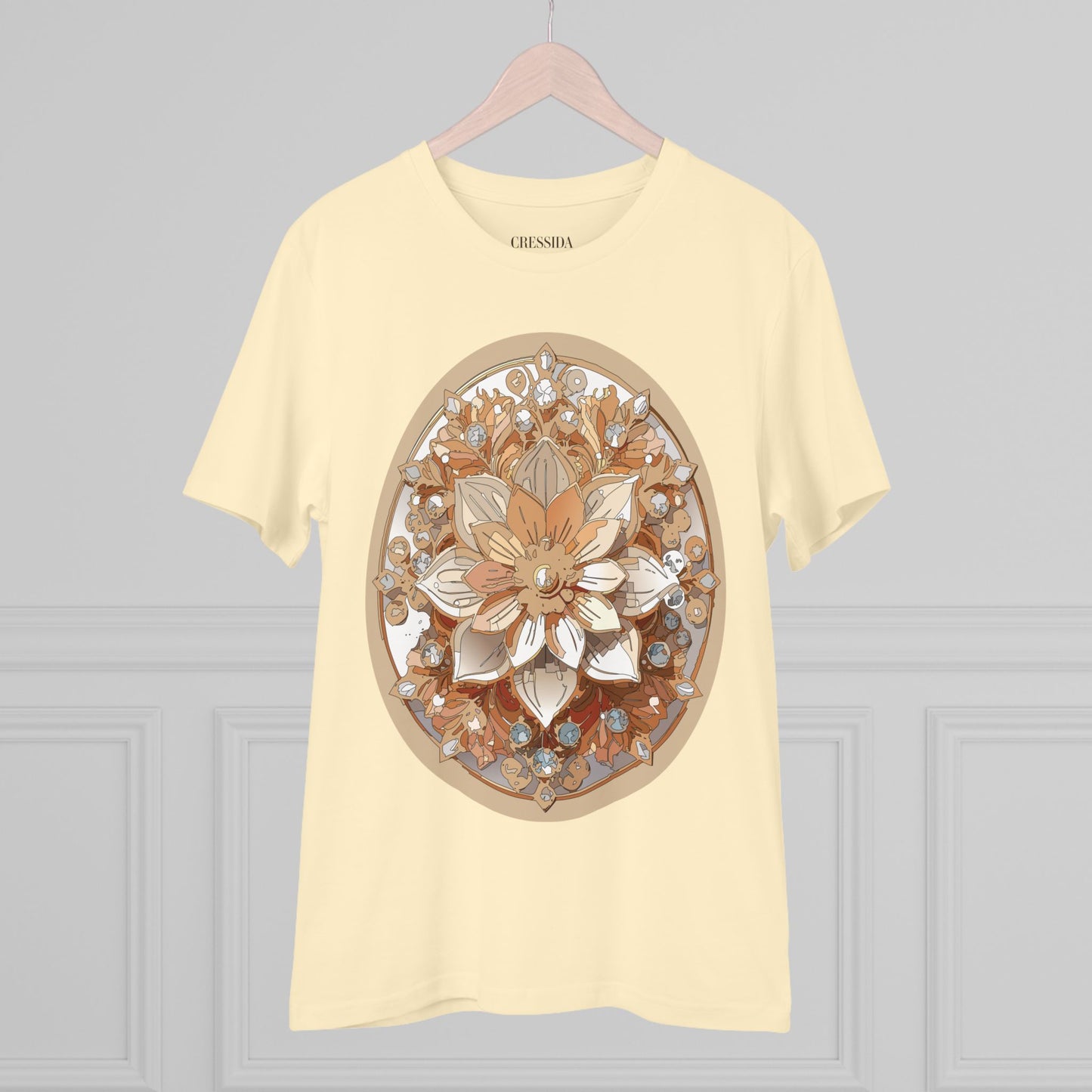 Organic T-shirt with Flower