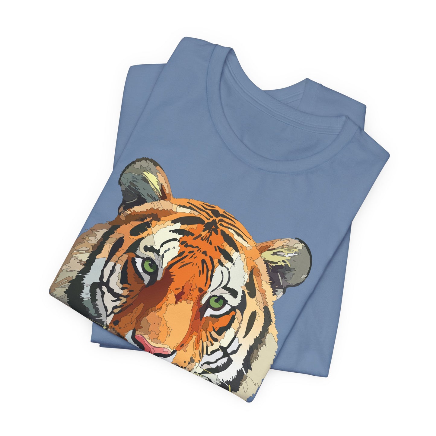 Unisex Animal Shirt, Tee Shirt with Animals, Art Design Tee Shirt, Wild Animals Shirt