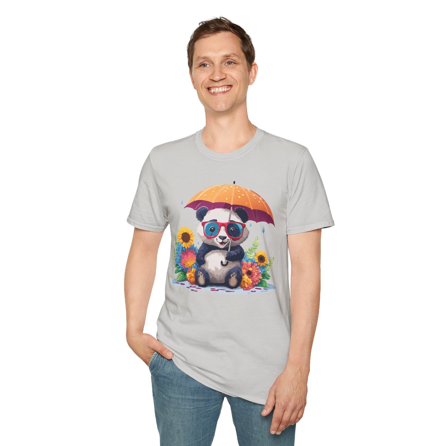 Panda Shirt, T Shirt with Panda, Animal Shirt, Tee Shirt with Animals