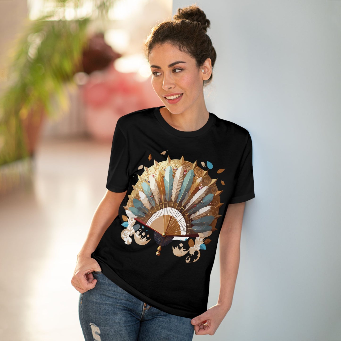 Organic T-shirt with Fan