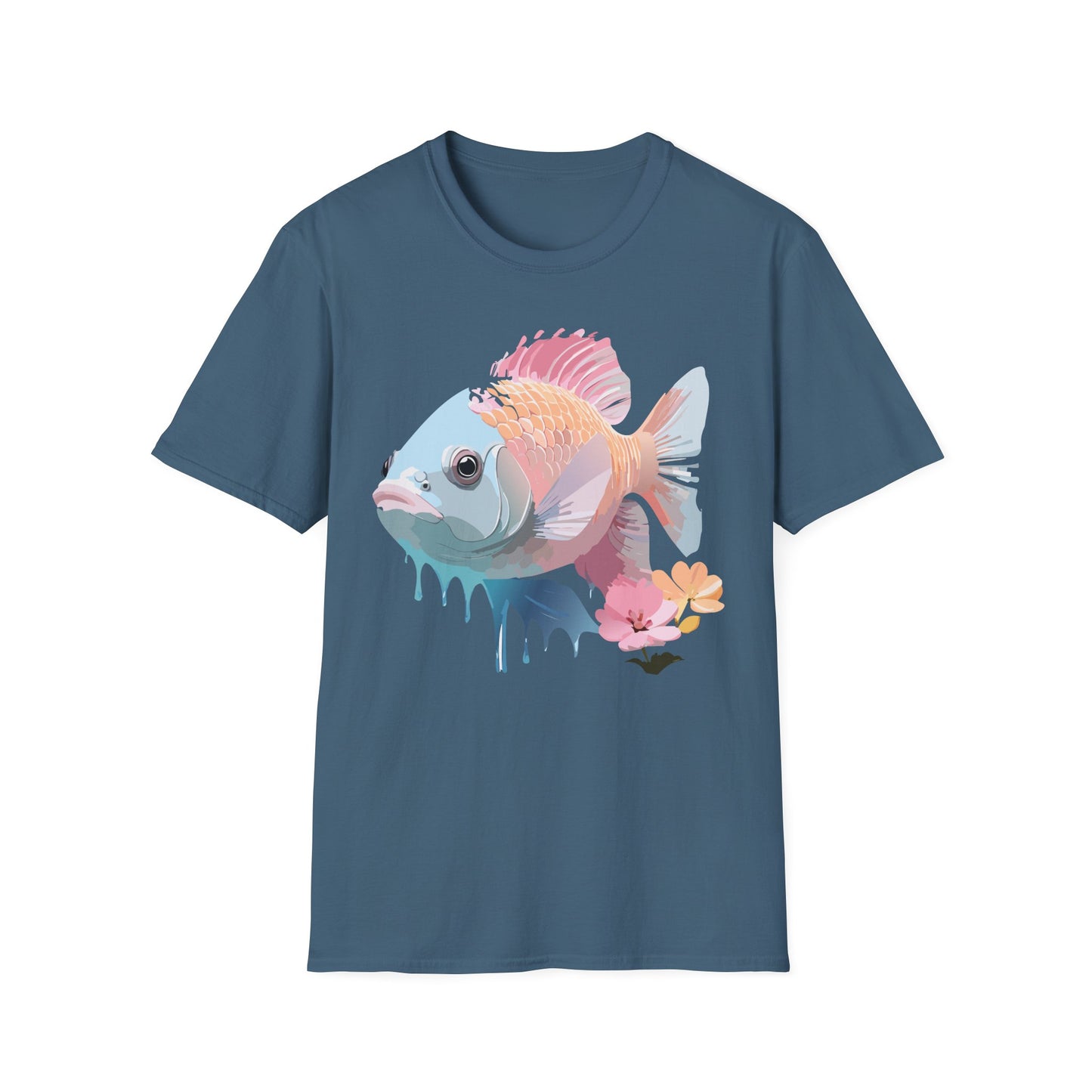Copy of Fish Art Design Shirt, T Shirt with Fish, Graphic Shirt, Tee Shirt with Graphic Design, Shirt with Fish Graphic Art