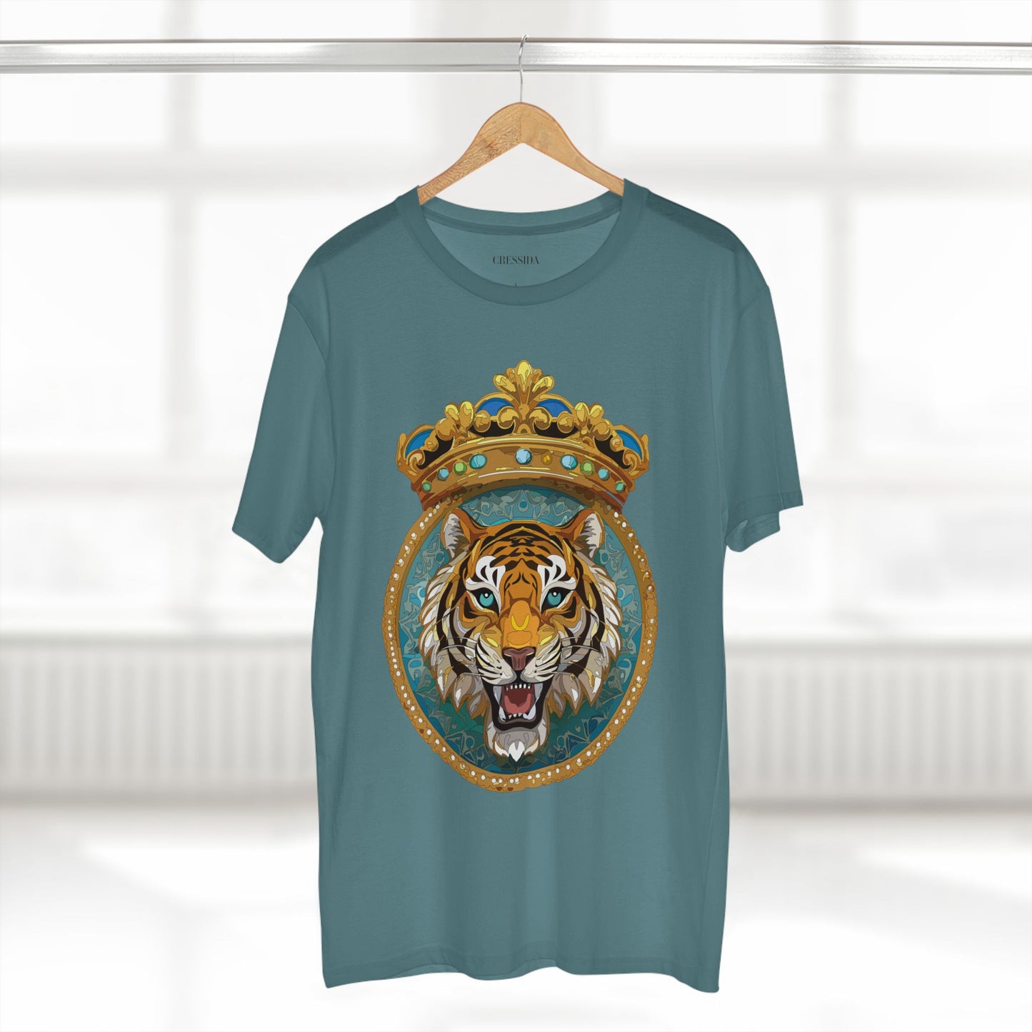 Unisex Animal Art Tee With Antique Medallion Design Premium Cotton Shirt