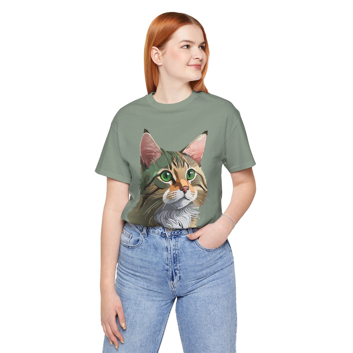 Unisex Animal Shirt, Tee Shirt with Animals, Art Design Tee Shirt, Wild Animals Shirt