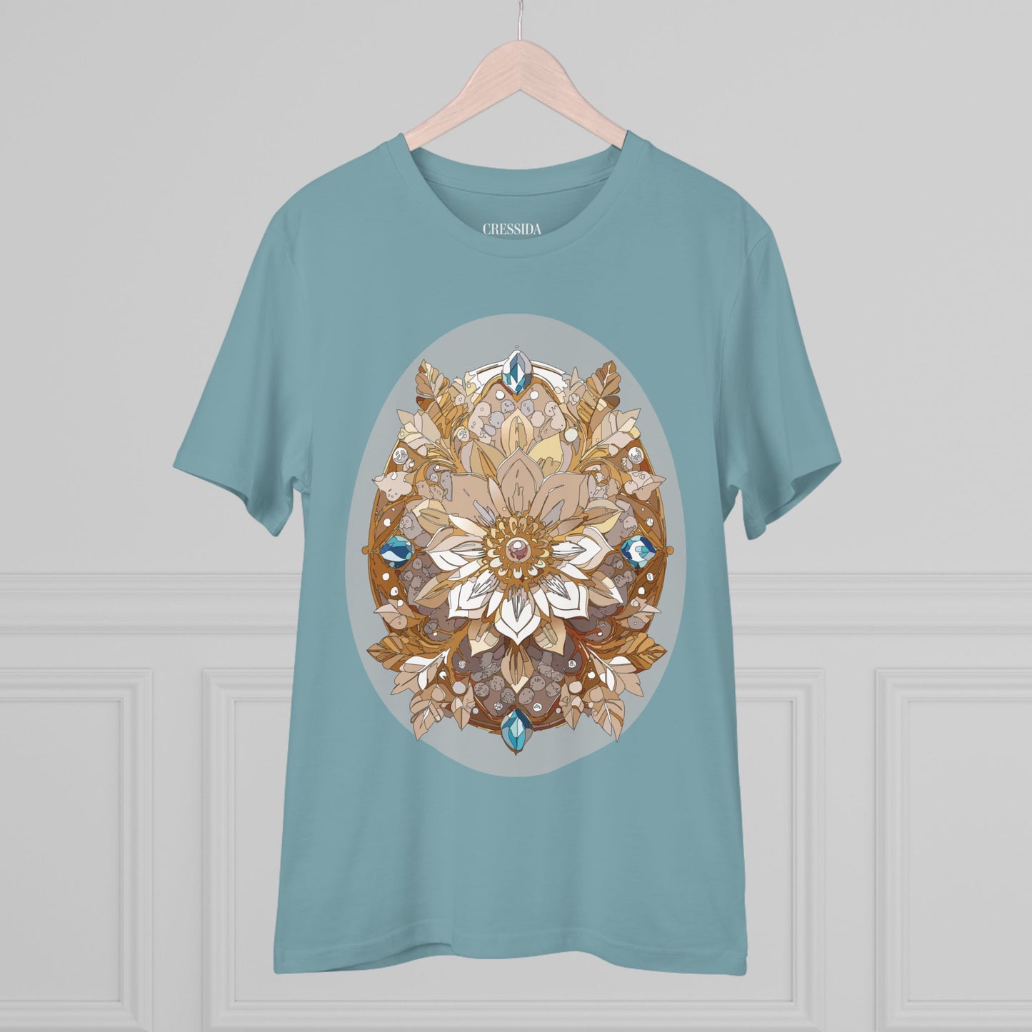 Organic T-shirt with Flower