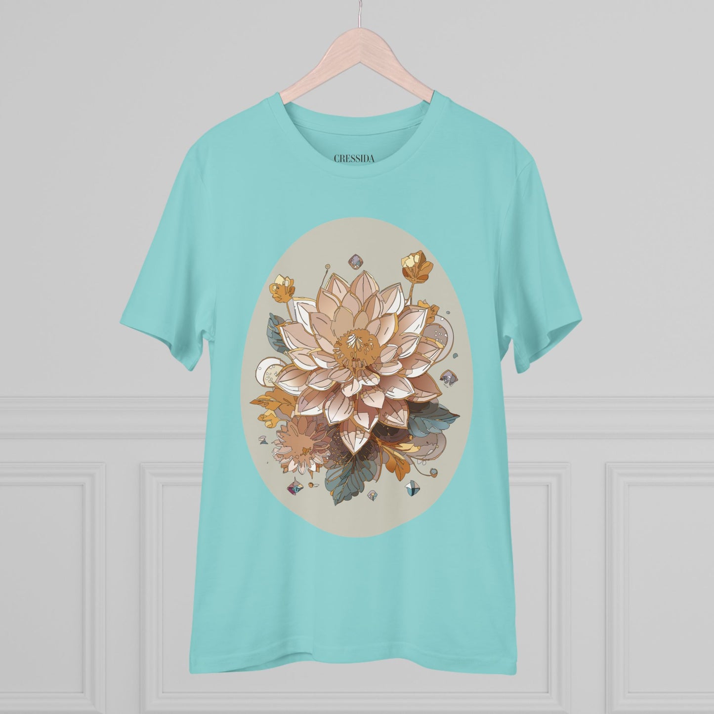 Organic T-shirt with Flower