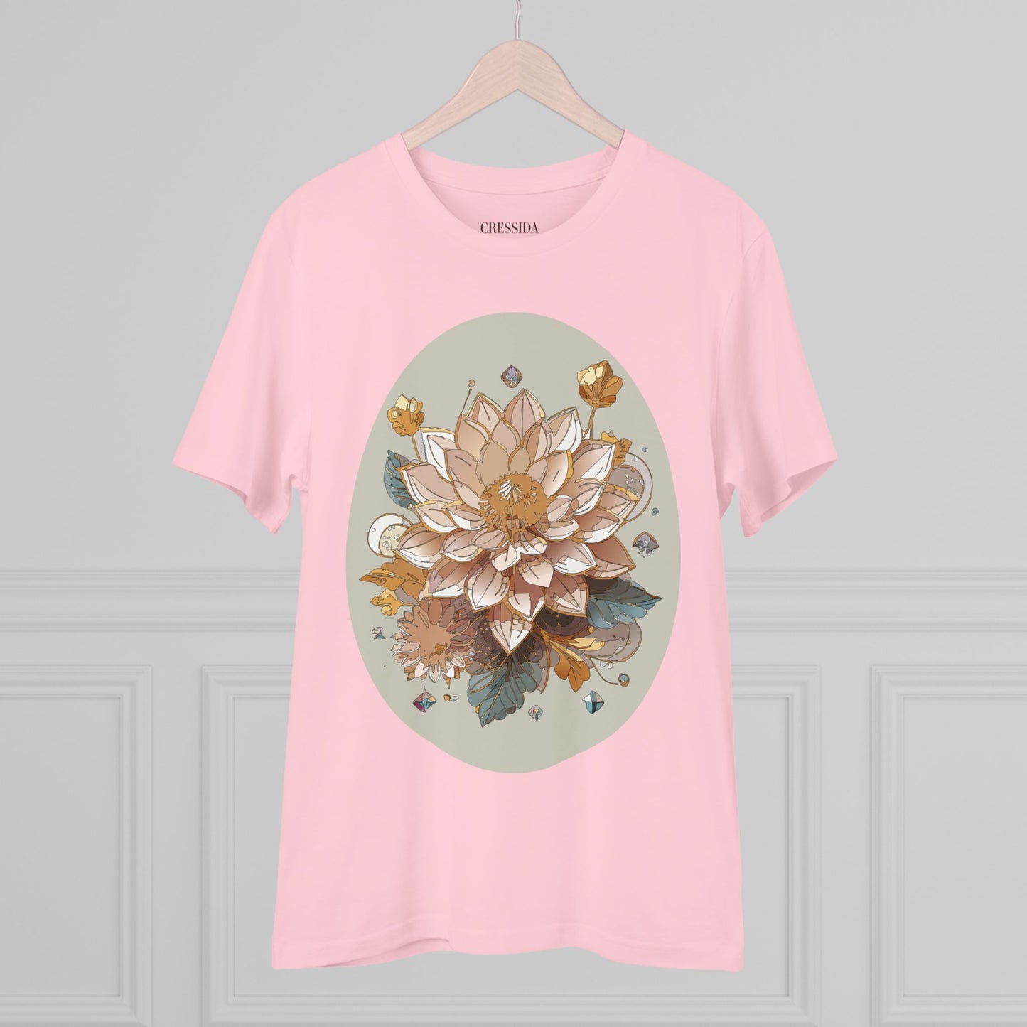 Organic T-shirt with Flower