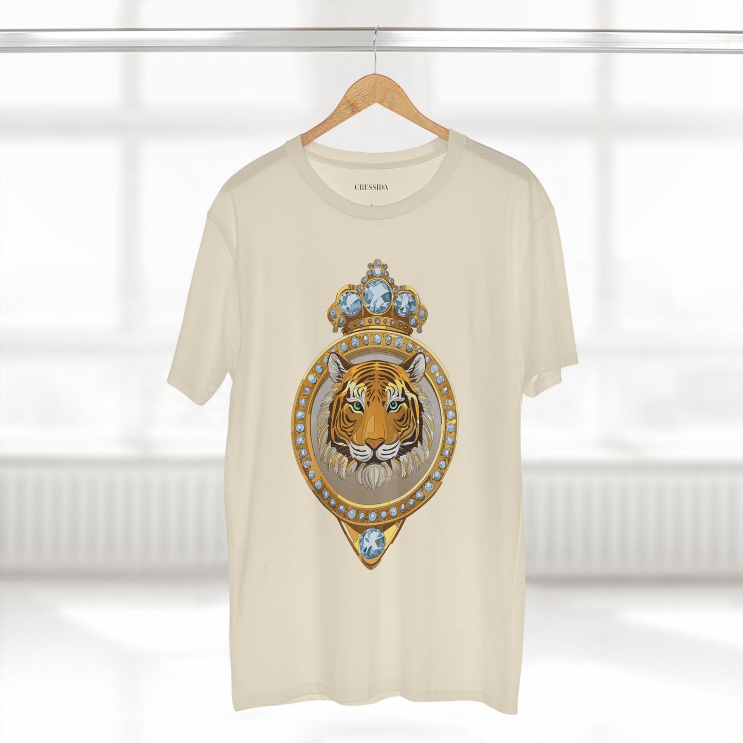 Unisex Antique Animal Medallion Premium Cotton Tee Shirt Artwork Edition
