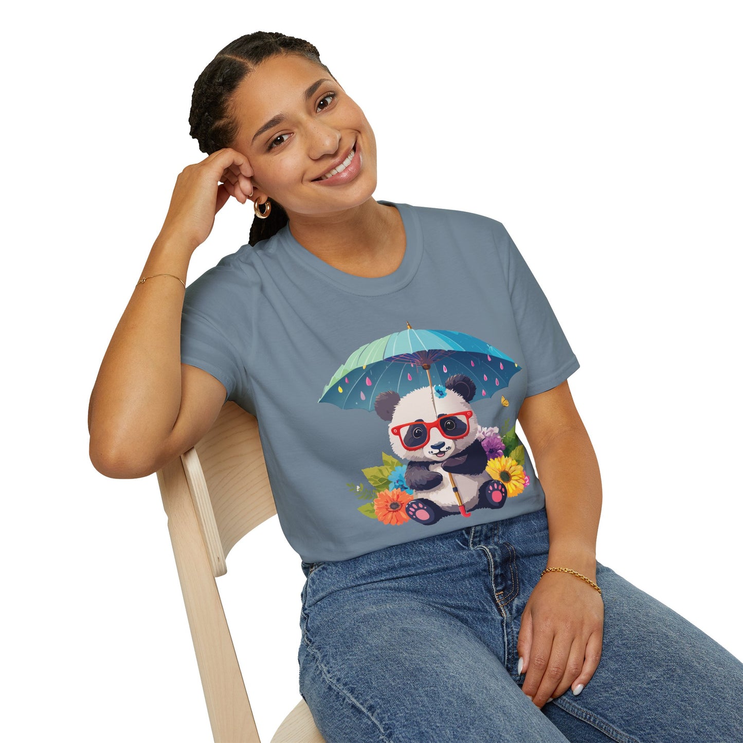 Panda Shirt, T Shirt with Panda, Animal Shirt, Tee Shirt with Animals
