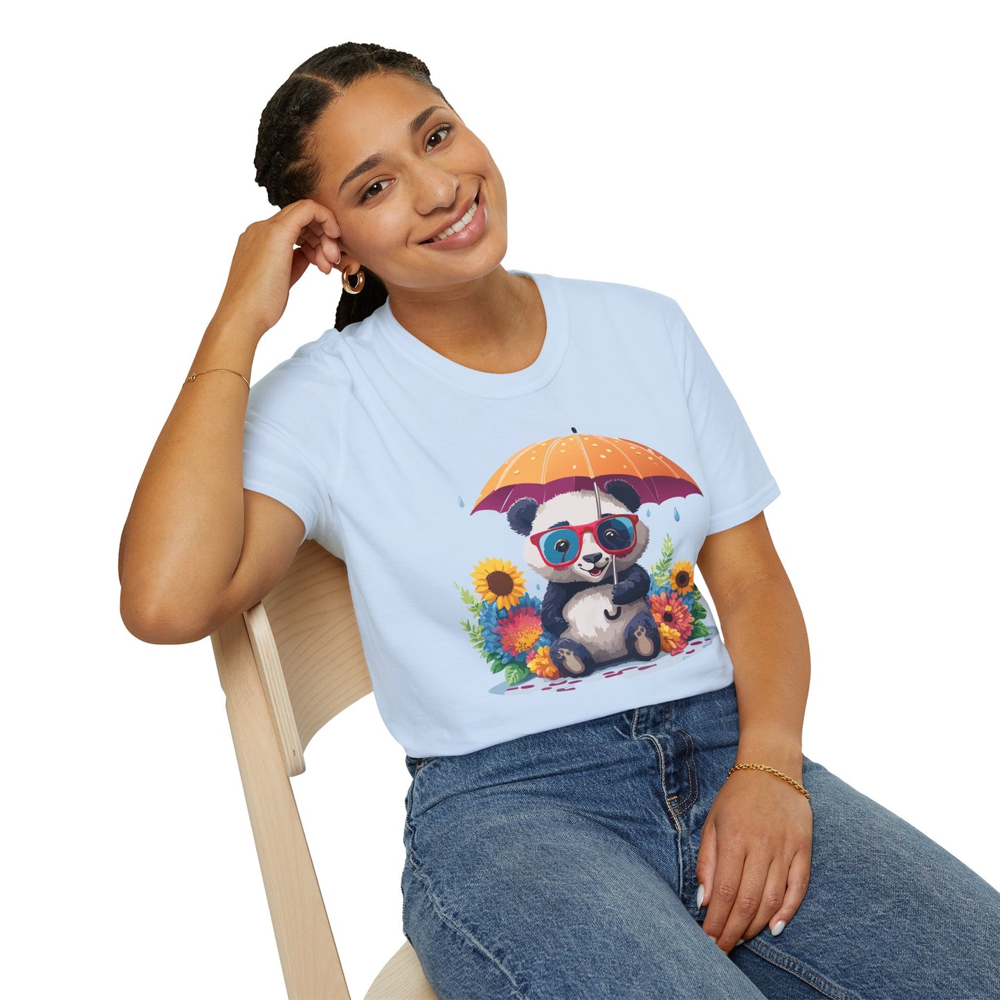 Panda Shirt, T Shirt with Panda, Animal Shirt, Tee Shirt with Animals
