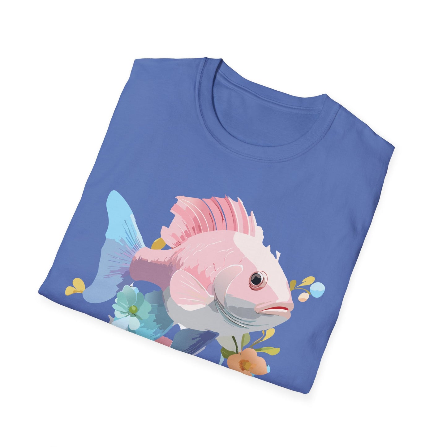 Fish Art Design Shirt, T Shirt with Fish, Graphic Shirt, Tee Shirt with Graphic Design, Shirt with Fish Graphic Art