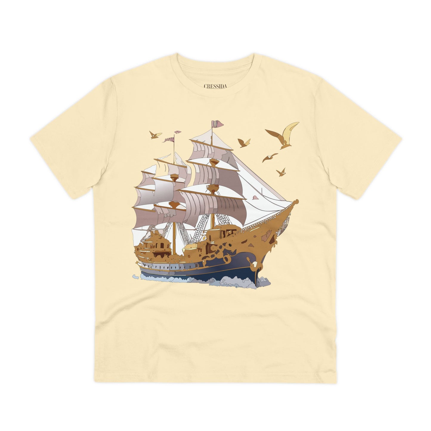 Organic T-shirt with Ship