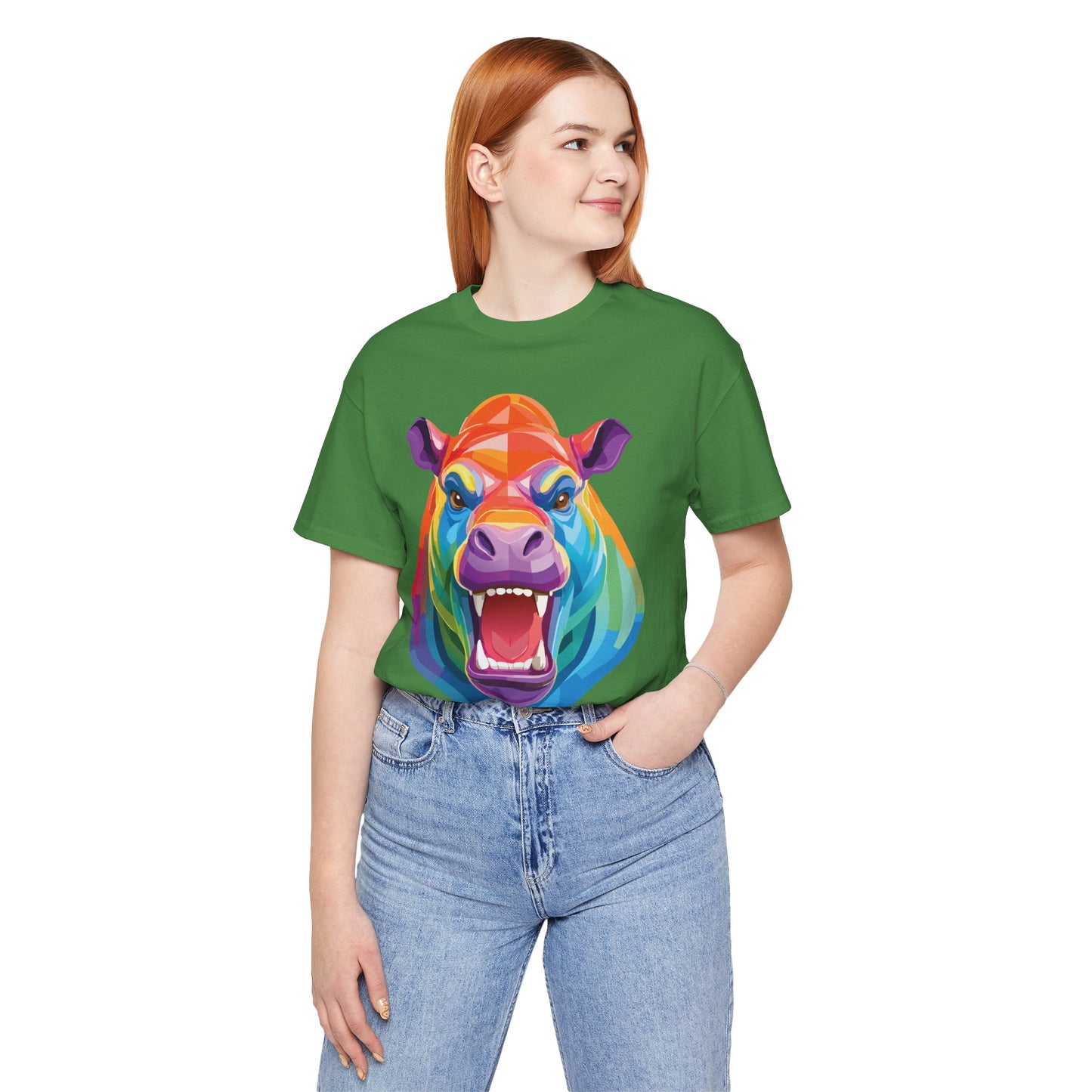 Unisex Animal Shirt, Tee Shirt with Animals, Art Design Tee Shirt, Wild Animals Shirt