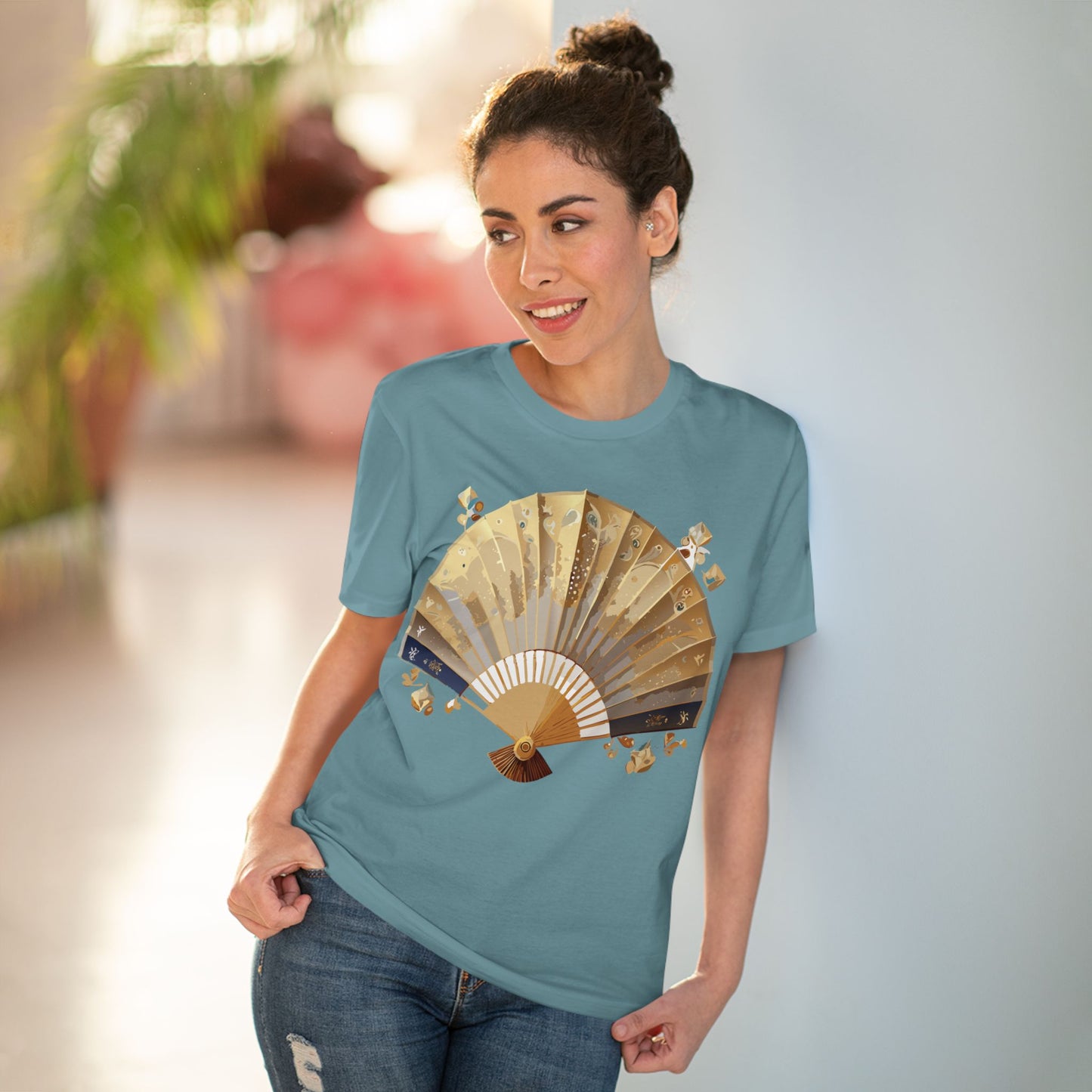 Organic T-shirt with Fan