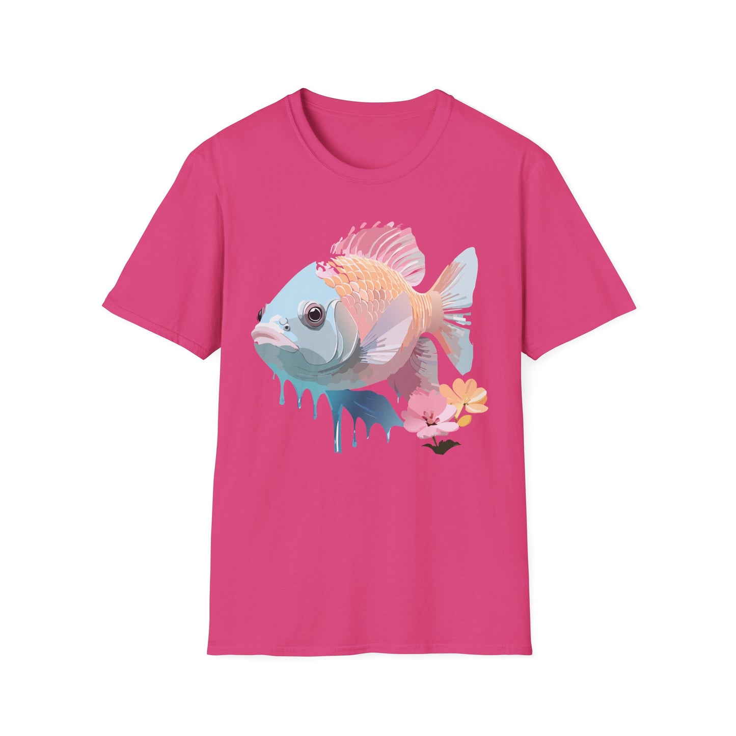 Copy of Fish Art Design Shirt, T Shirt with Fish, Graphic Shirt, Tee Shirt with Graphic Design, Shirt with Fish Graphic Art