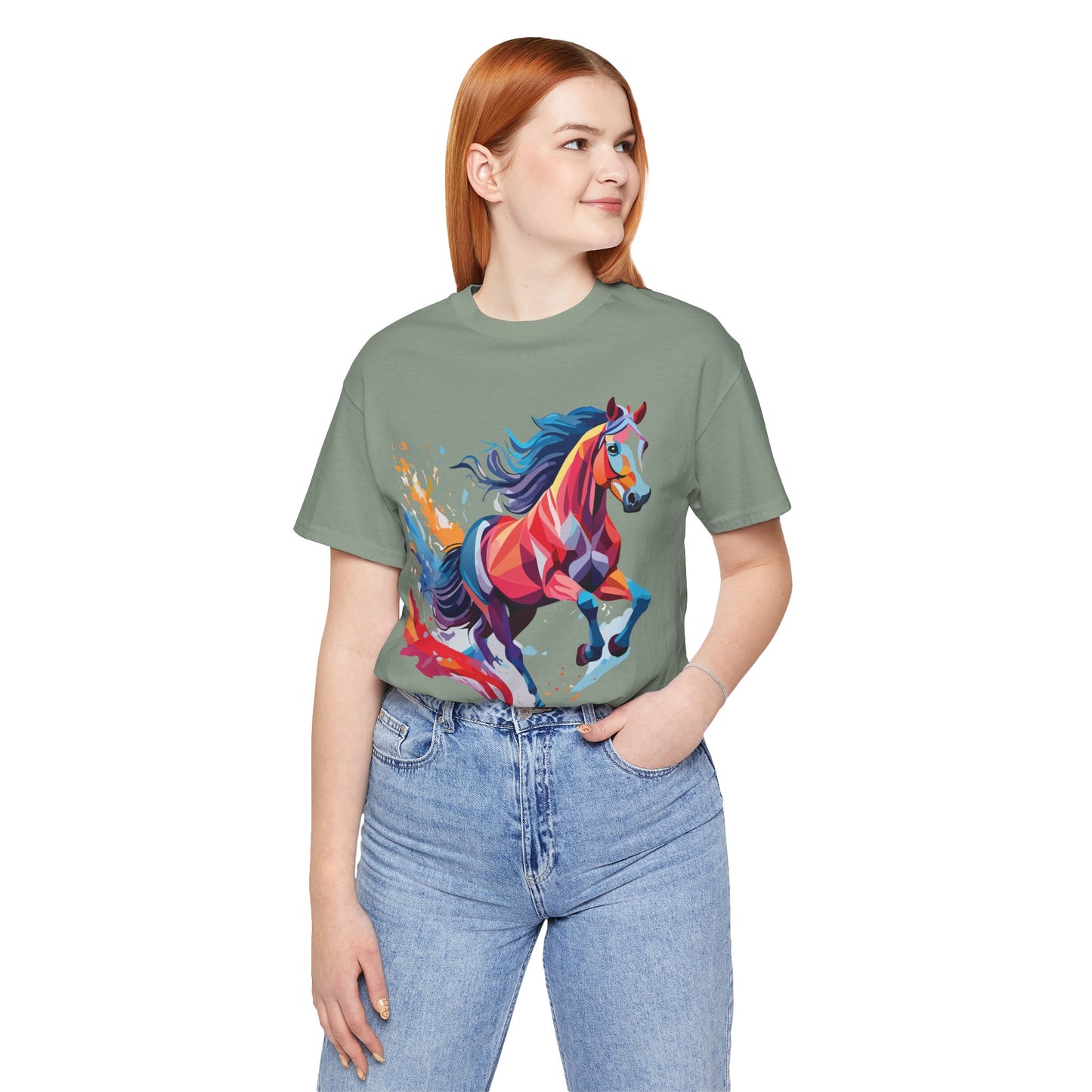 Unisex Animal Shirt, Tee Shirt with Animals, Art Design Tee Shirt, Wild Animals Shirt