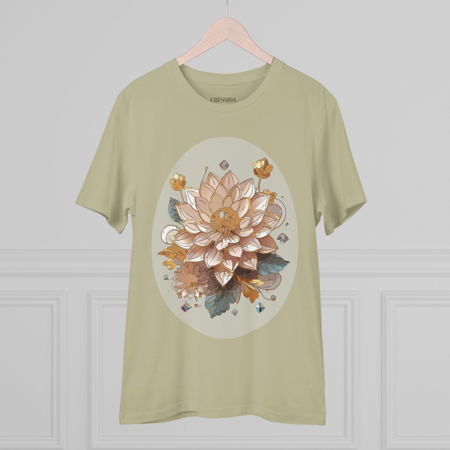 Organic T-shirt with Flower